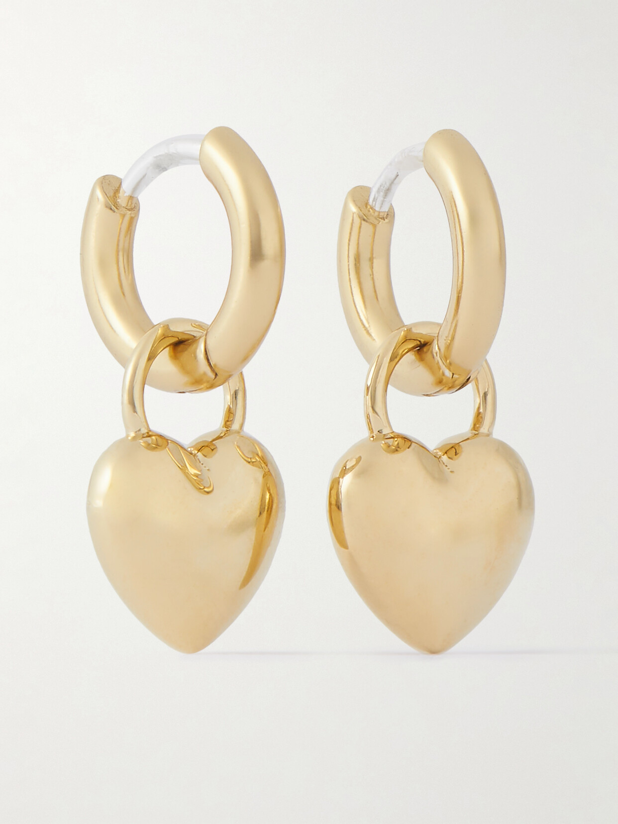 Laura Lombardi Amorina Mini Gold-plated Hoop Earrings