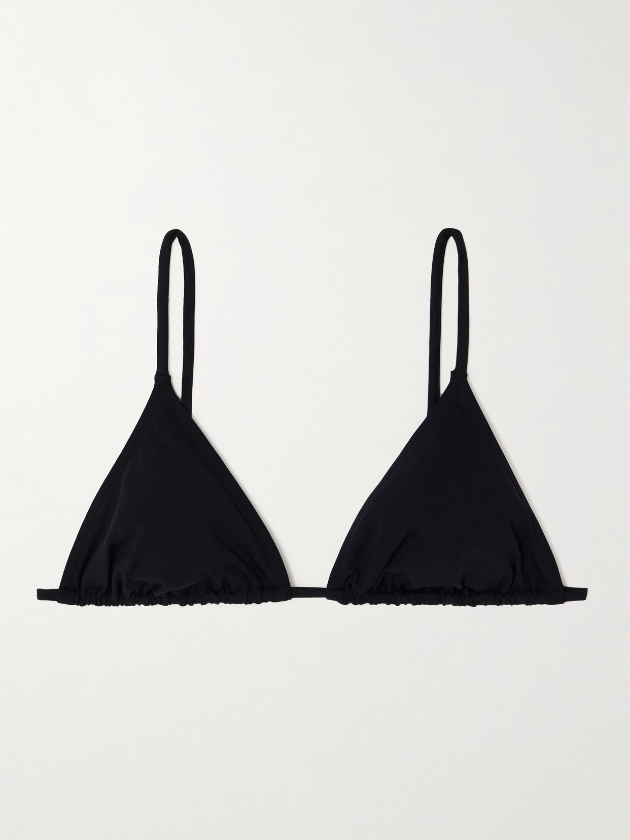 Eres Les Essentiels Mouna Triangle Bikini Top - Black