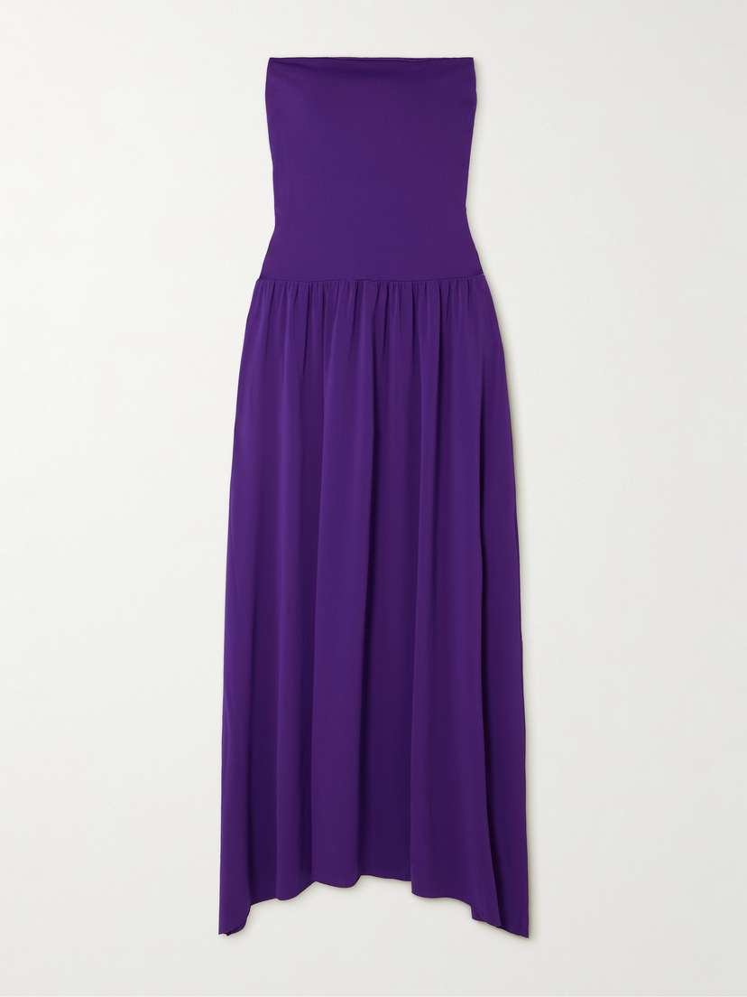 Eres Oda Strapless Stretch-jersey Maxi Dress