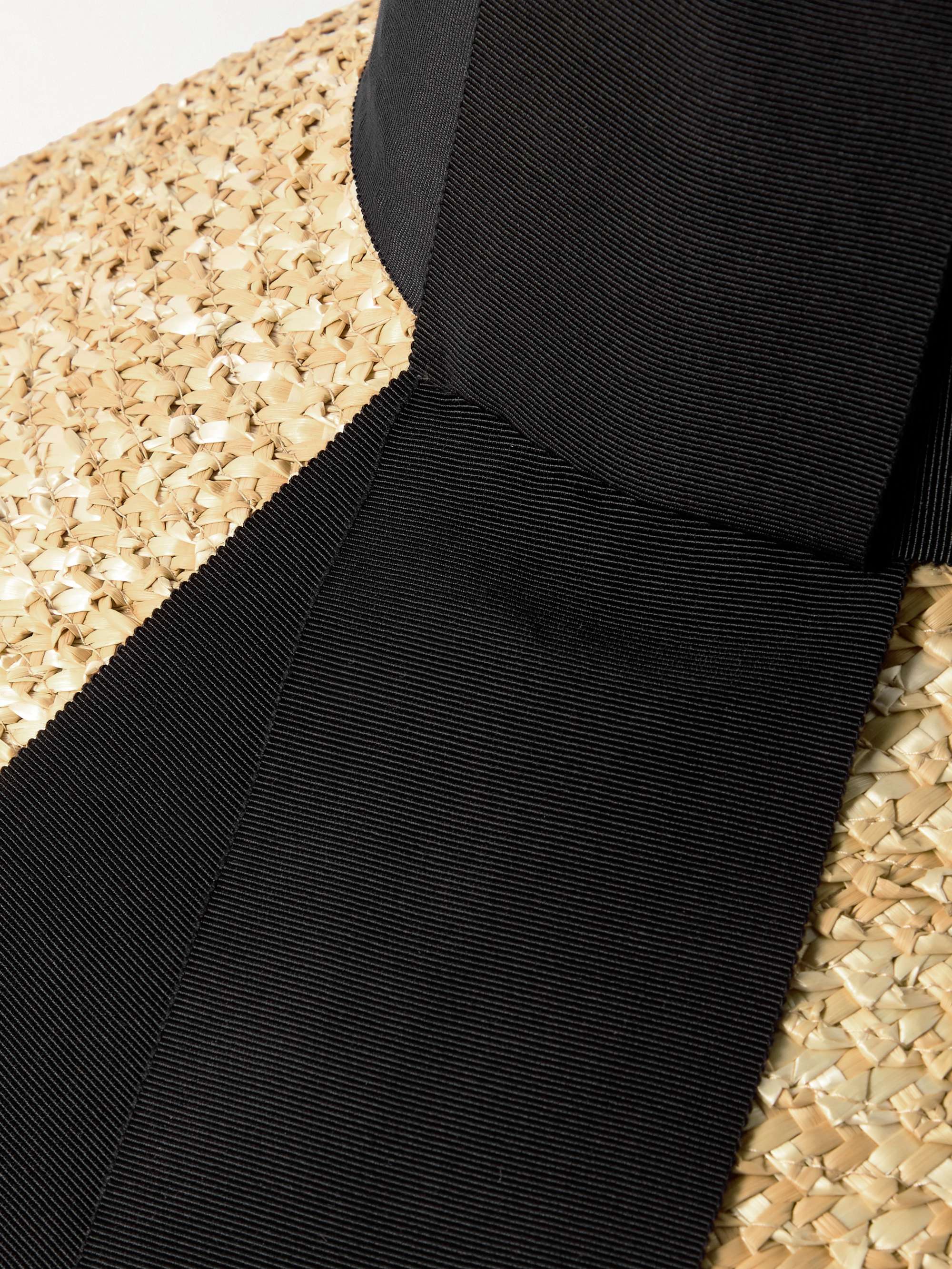 EUGENIA KIM Mirabel grosgrain-trimmed straw sunhat