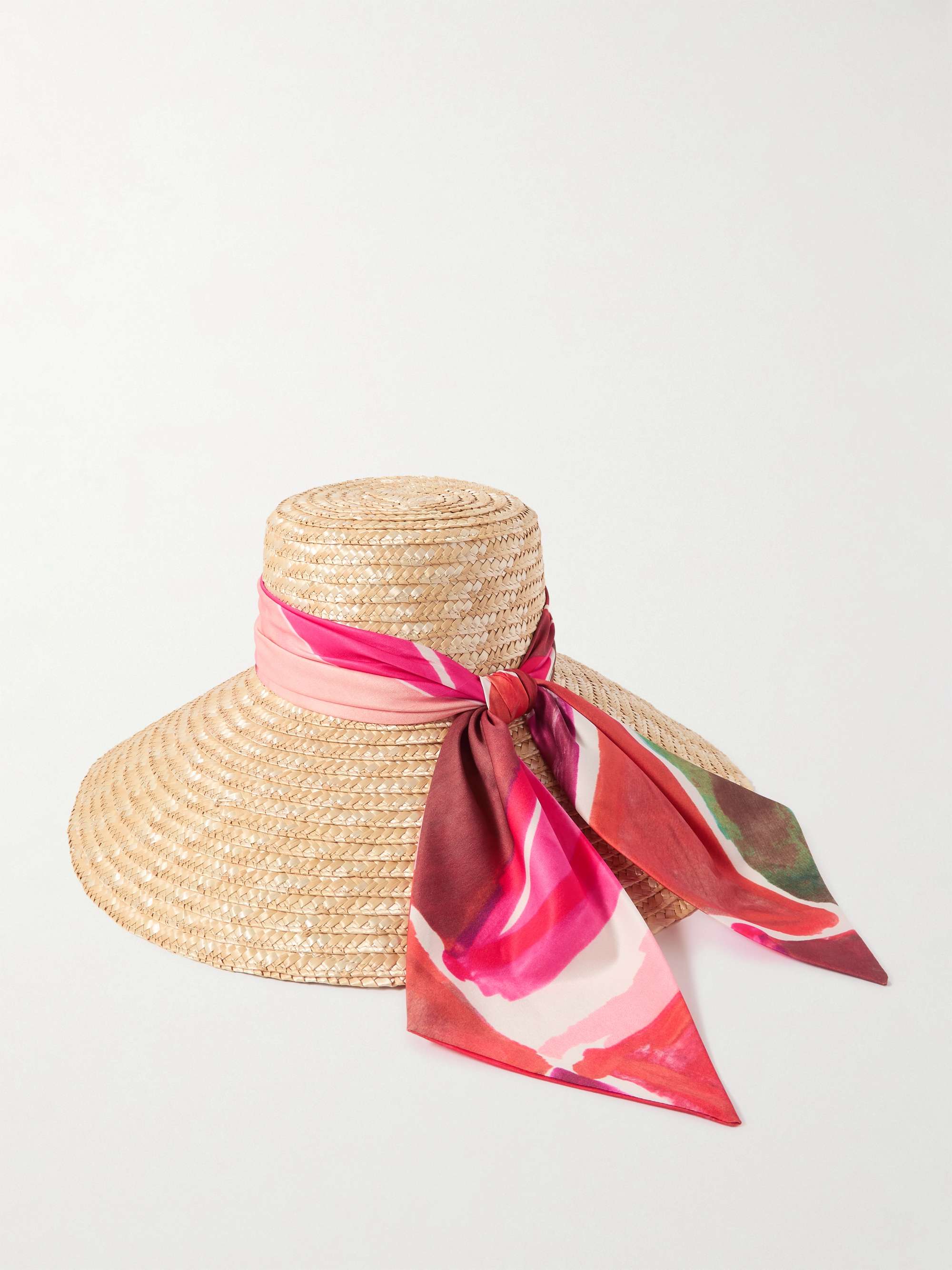 EUGENIA KIM Mirabel grosgrain-trimmed straw sunhat