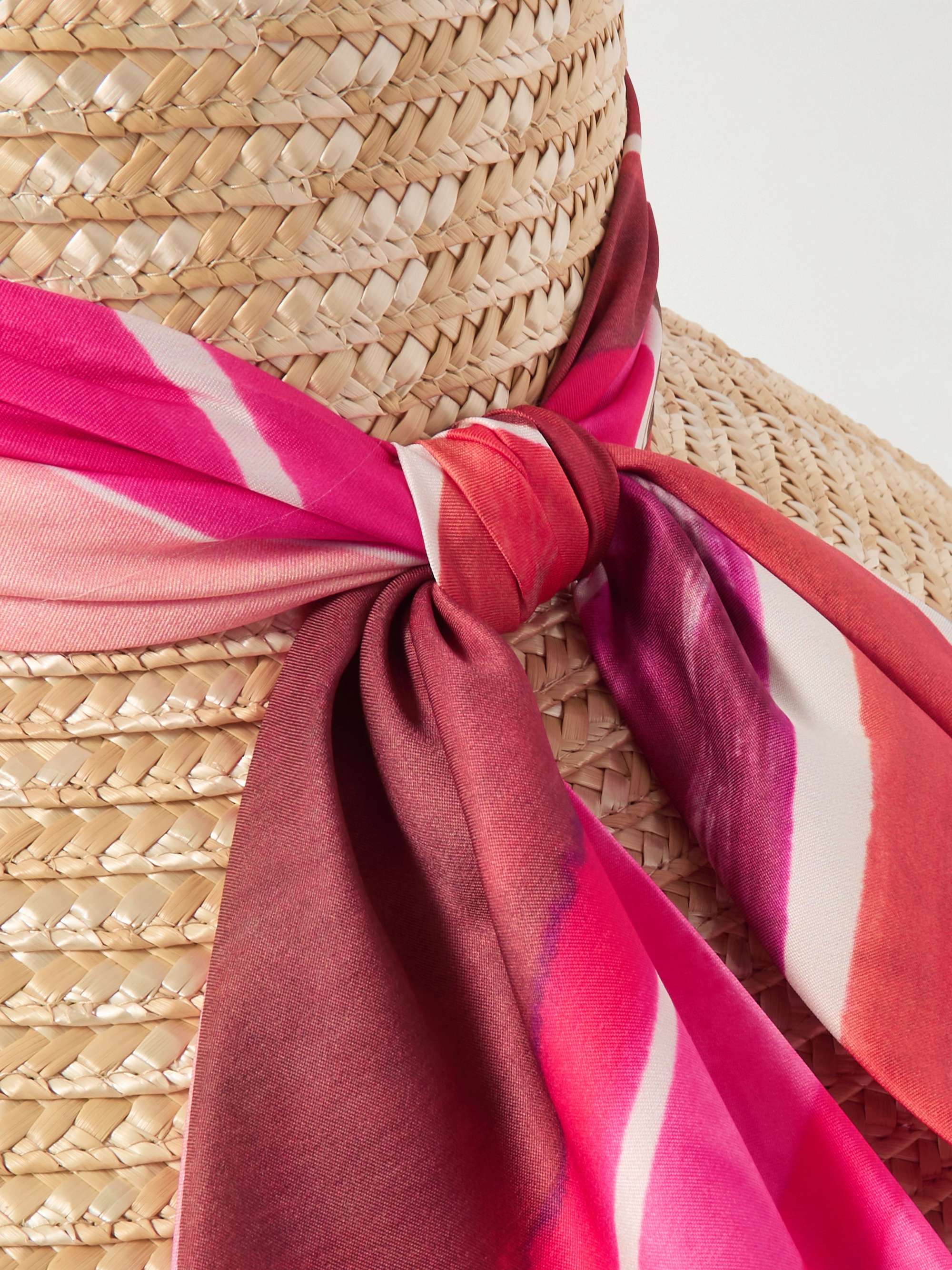 EUGENIA KIM Mirabel grosgrain-trimmed straw sunhat