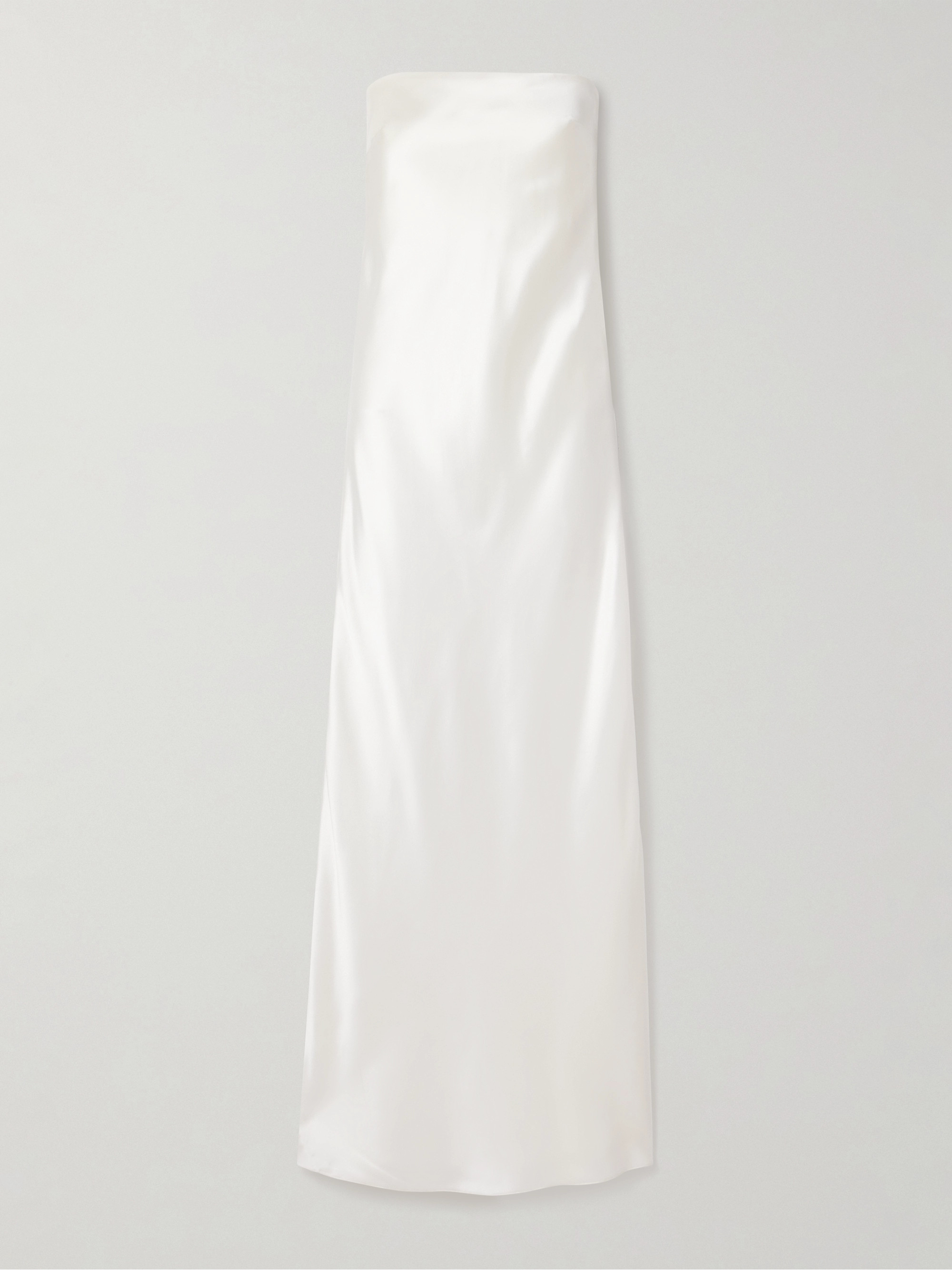 Salon 1884 + NET SUSTAIN Linea strapless silk gown thumbnail