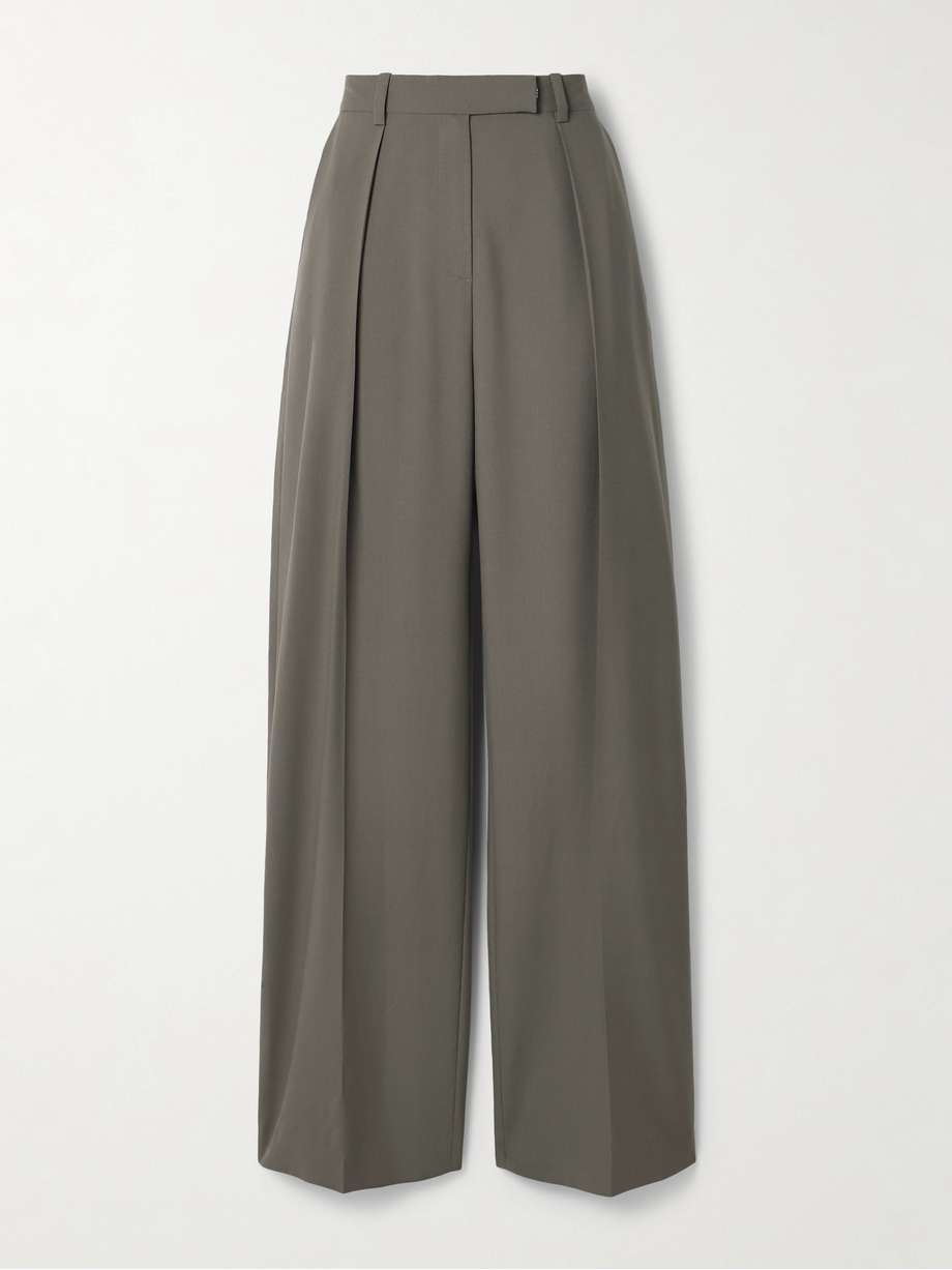 Odelle Wide High Waist Pants Nougat