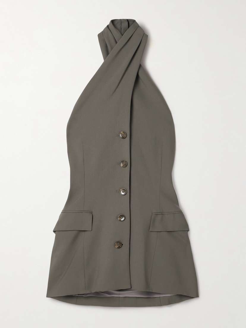 Salon 1884 + Net Sustain Kaito Wool Halterneck Top