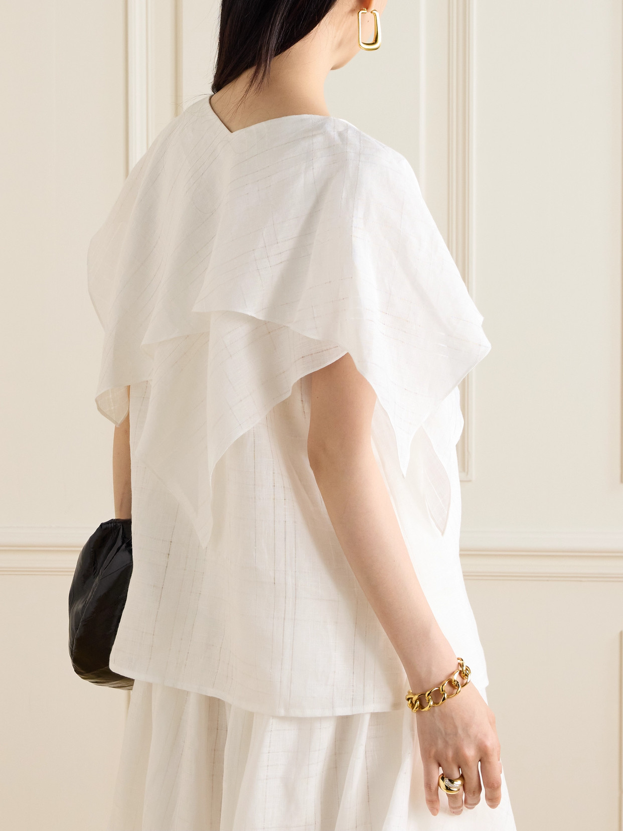 + Net Sustain Mira Draped Layered Top