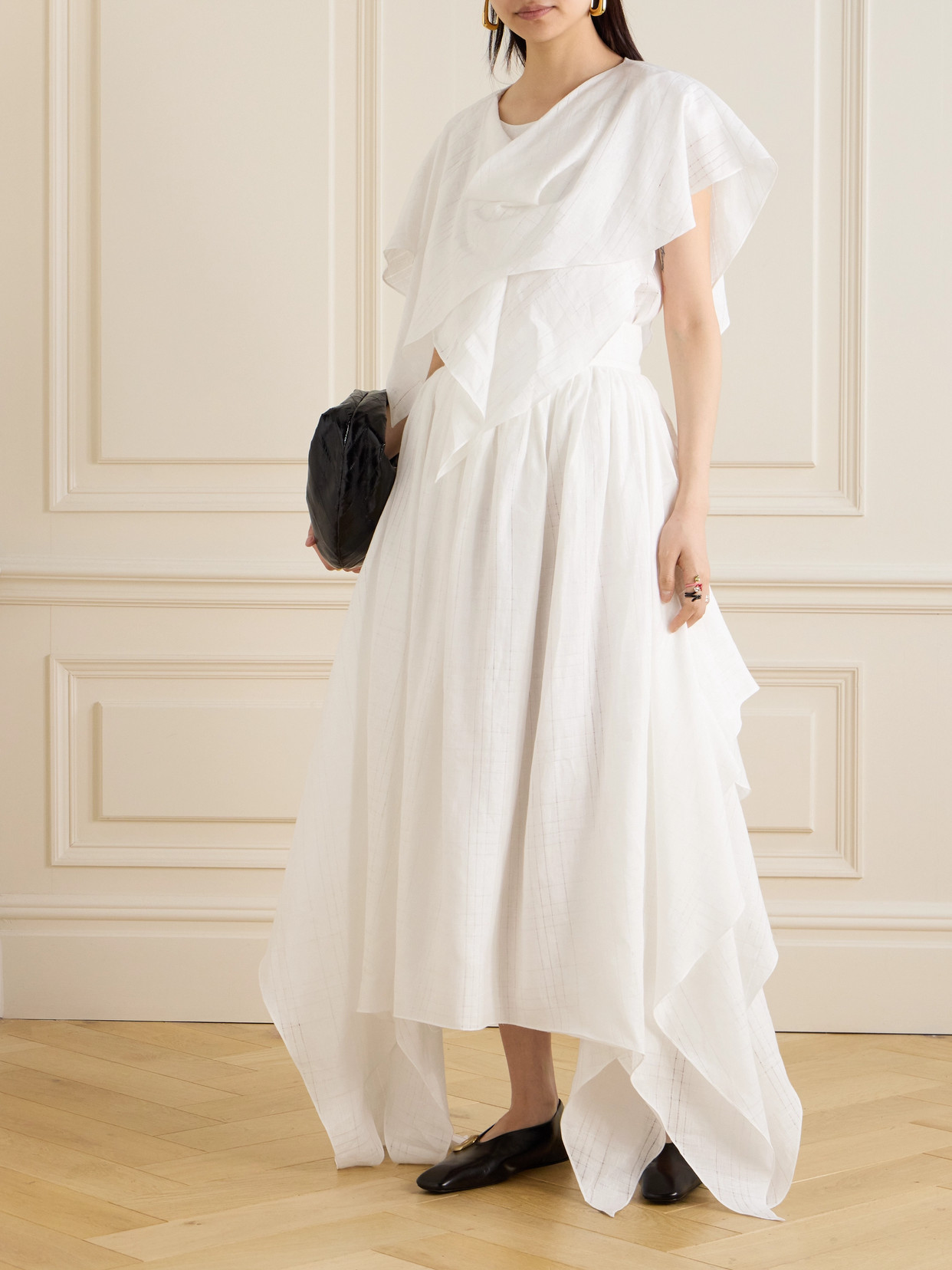 + Net Sustain Mira Draped Layered Top