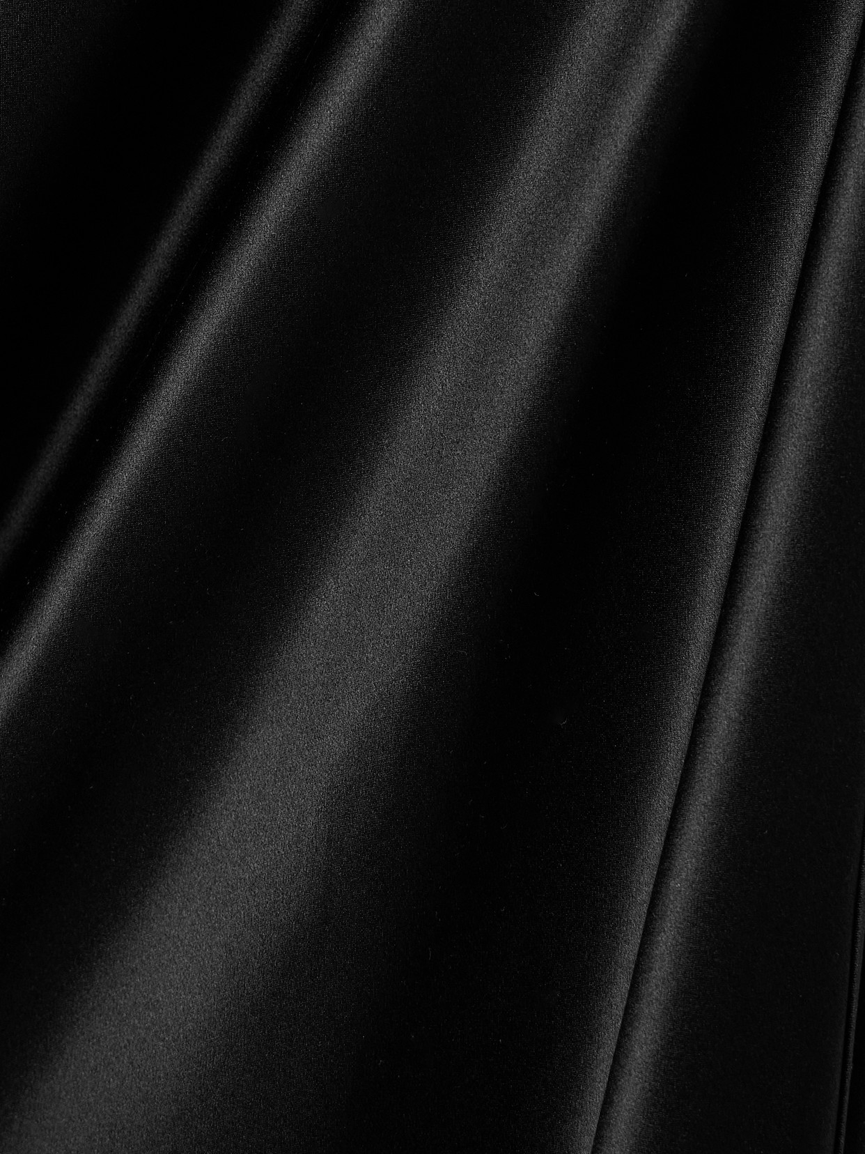 Salon 1884 Palma Strapless Silk Midi Dress In Black