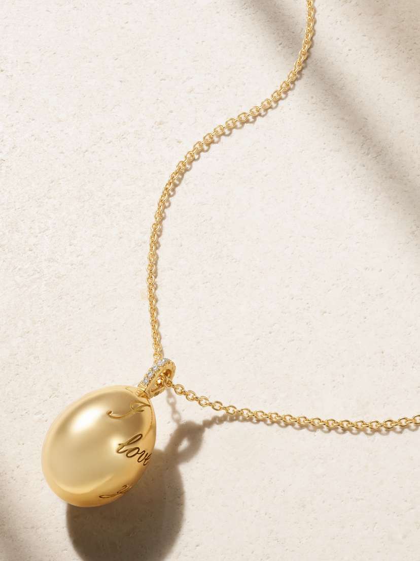 Fabergé Essence 18-karat Gold Diamond Necklace