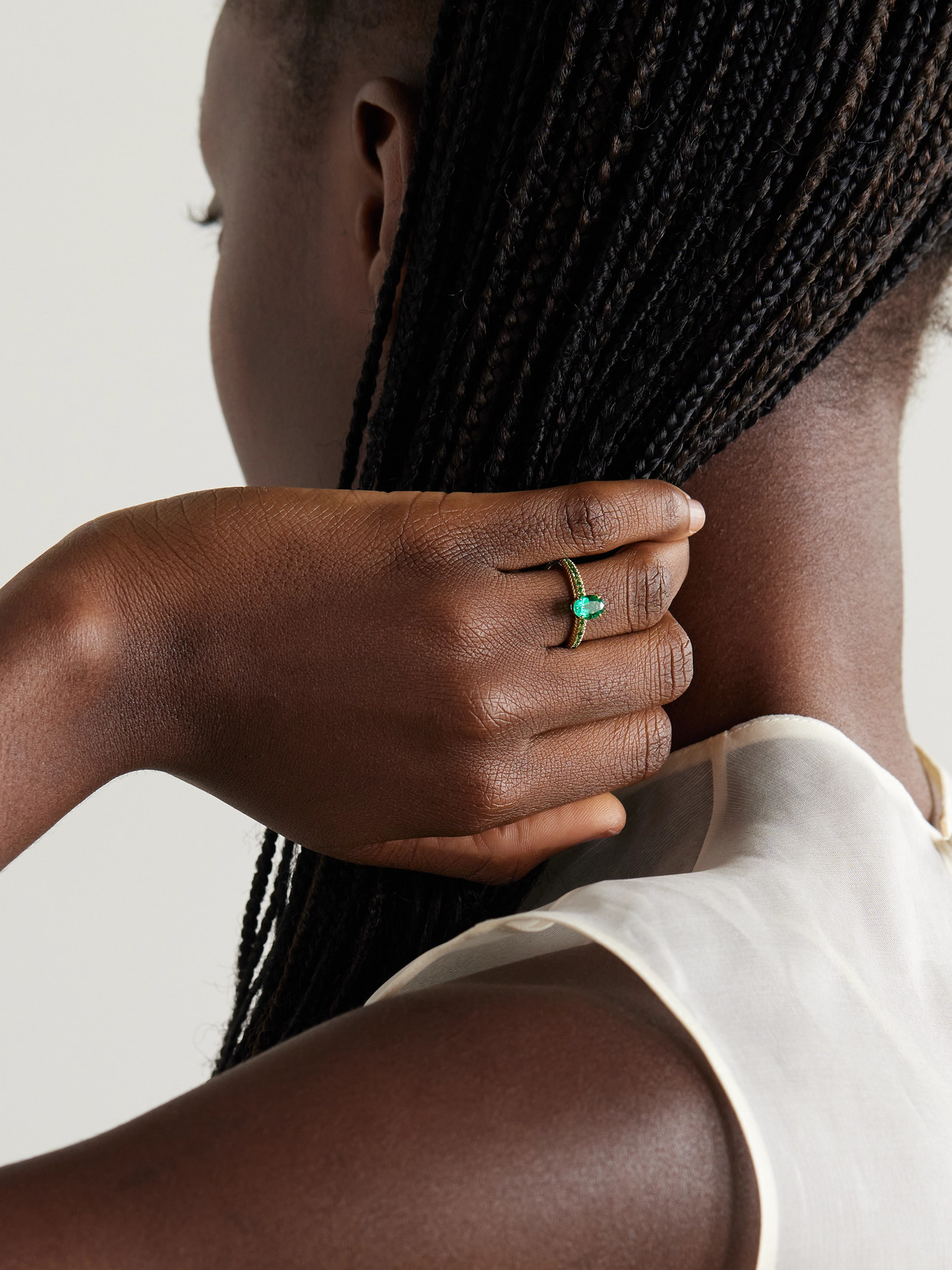 Fabergé Colours Of Love 18-karat Gold Multi-stone Ring In Gold