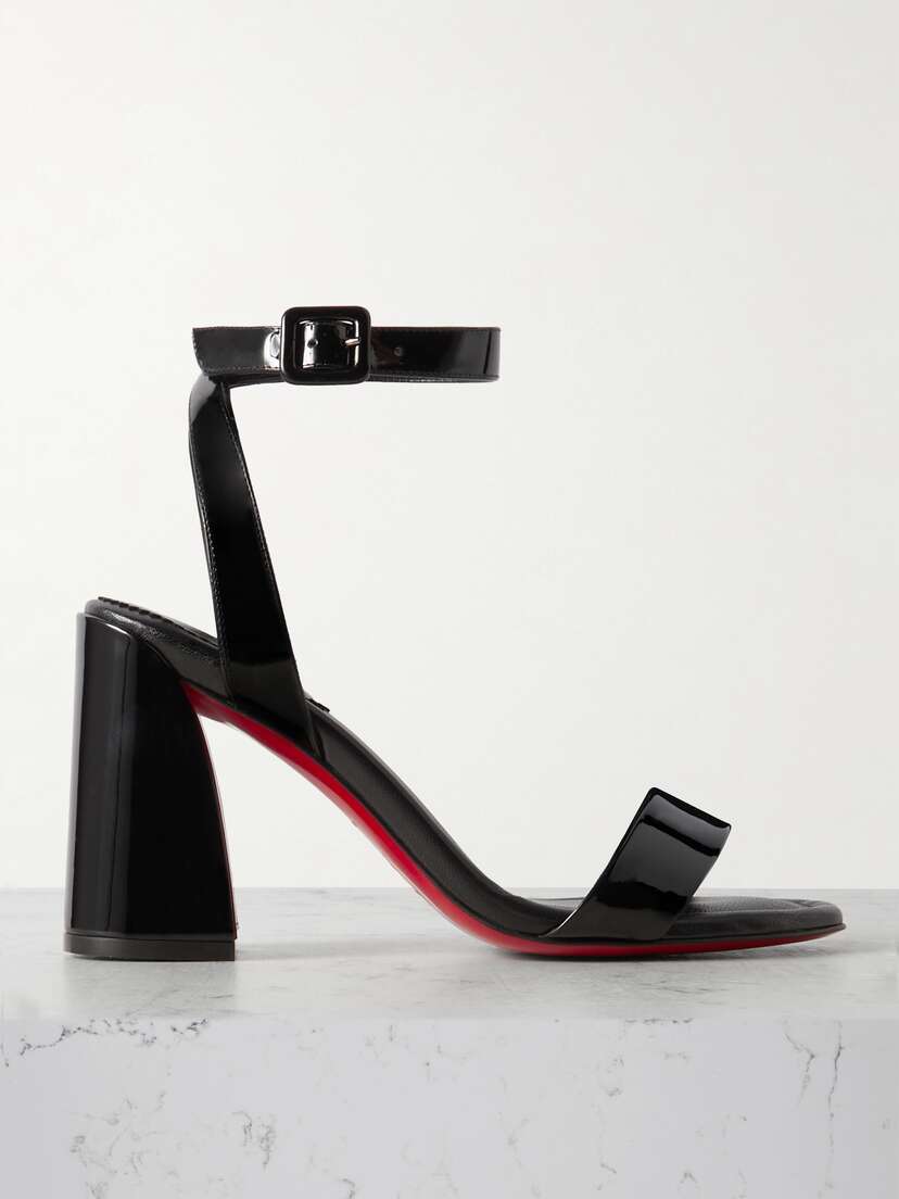 Christian Louboutin Miss Sabina 85 Patent-leather Sandals