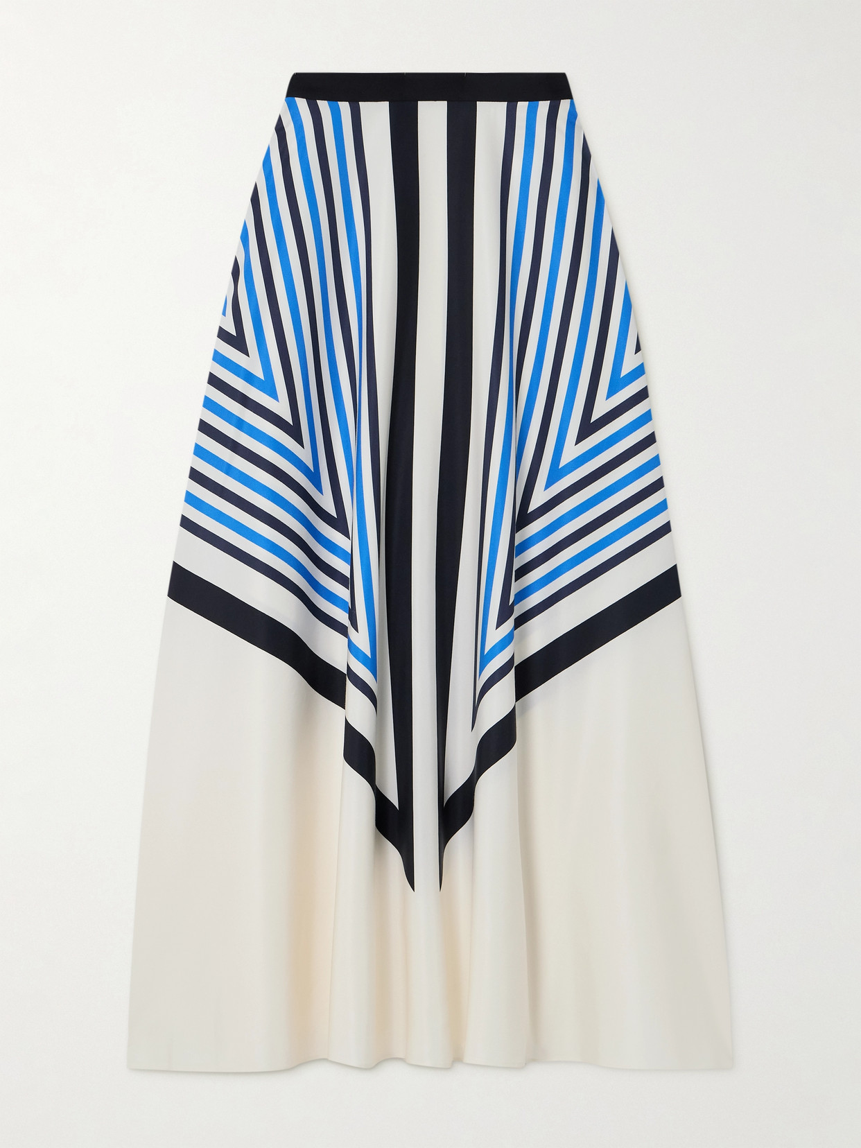 Joseph Cretto Print Avron Skirt In Blue