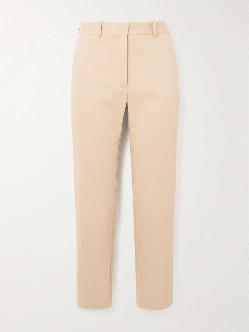 Joseph Bing Court Cotton-blend Gabardine Slim-leg Pants