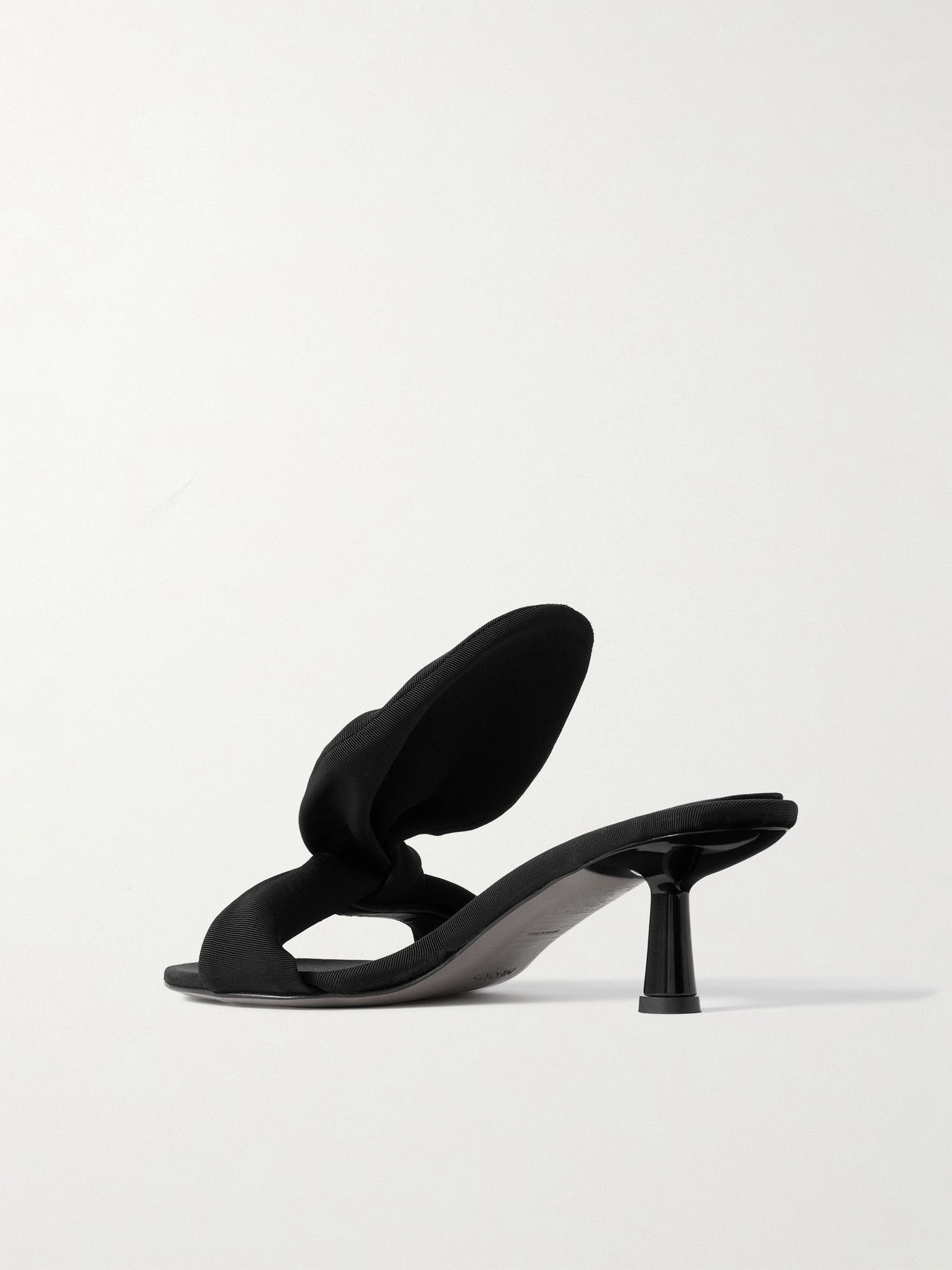 Diana Bow-Detailed Grosgrain Sandals