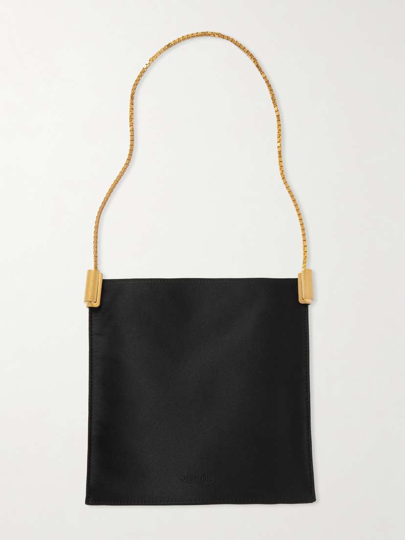 NEOUS Dorado 1.0 Embellished Satin Shoulder Bag