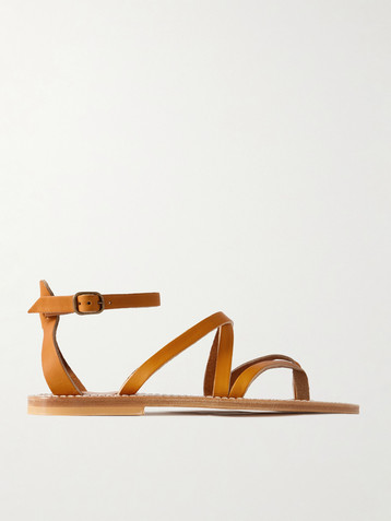 K JACQUES ST TROPEZ Epicure leather thong sandals