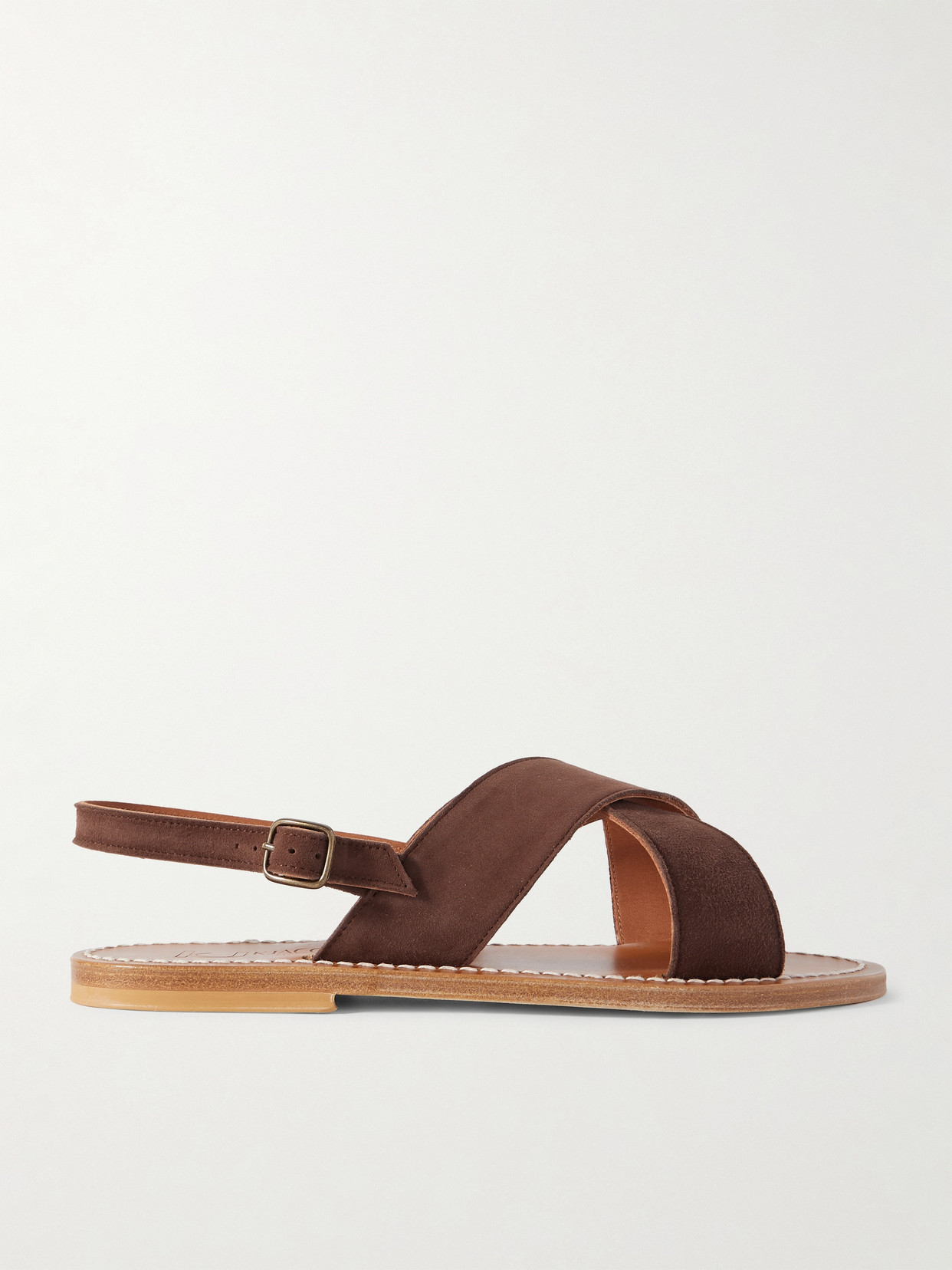 Kjacques Osorno Suede Sandals In Brown