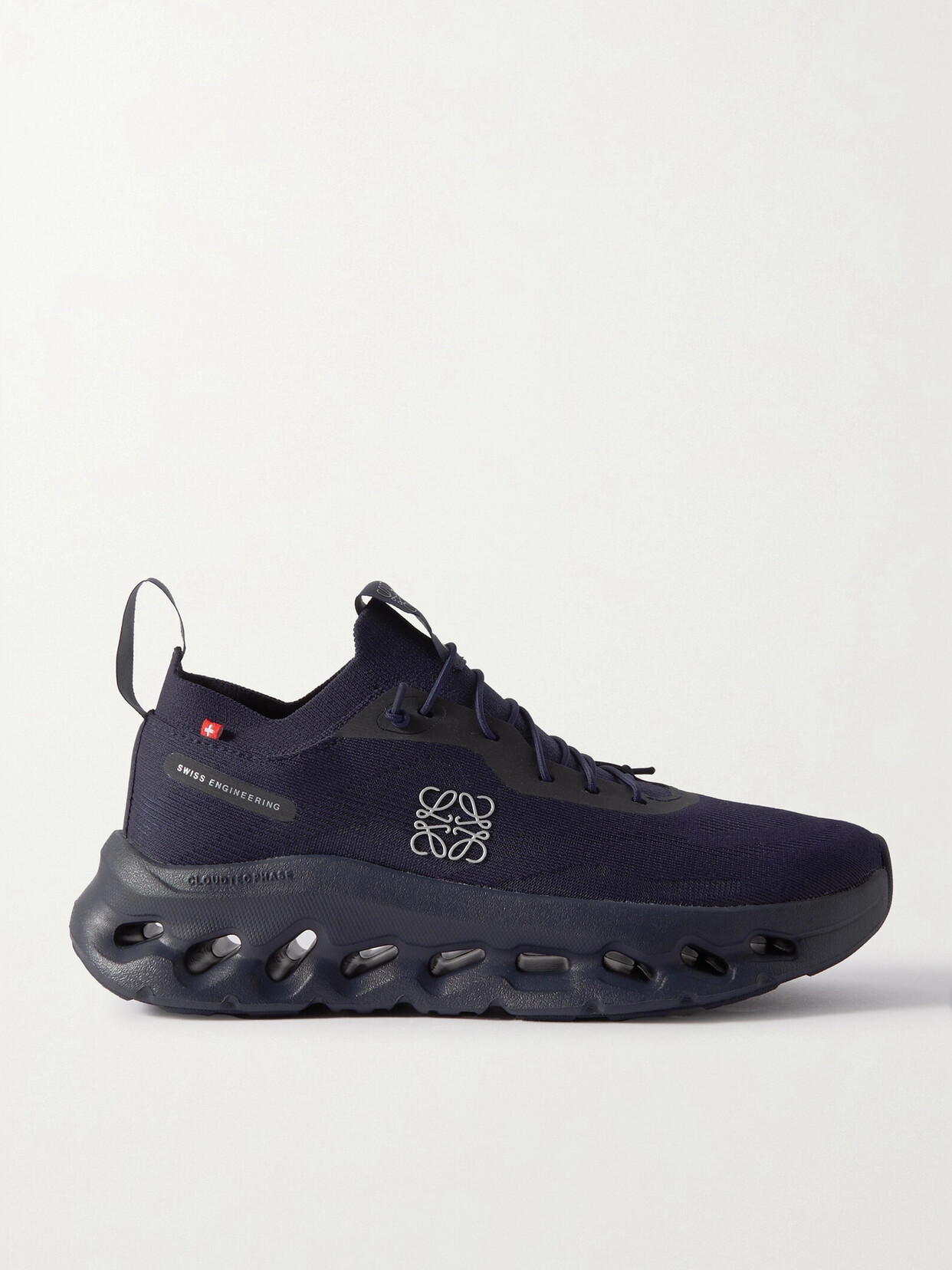 Loewe Woman Black Sneakers In Blue