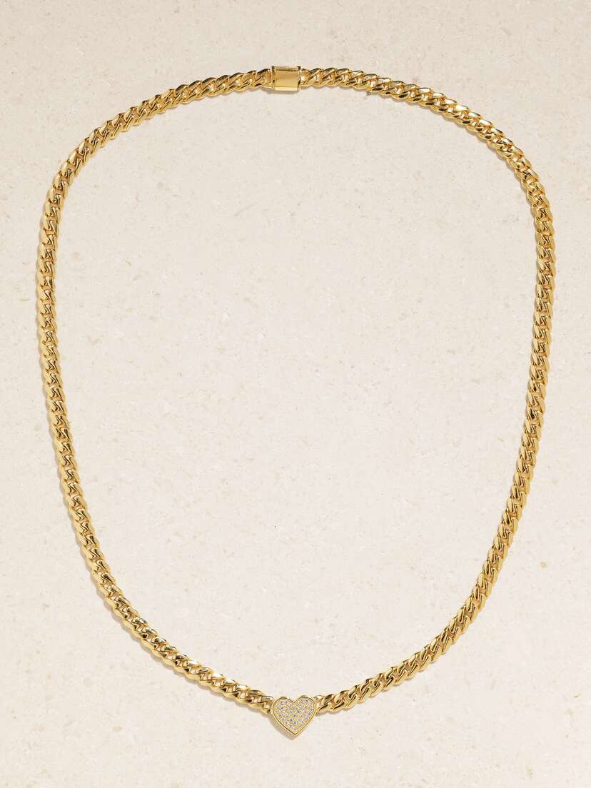 Established 18-karat Gold Diamond Necklace