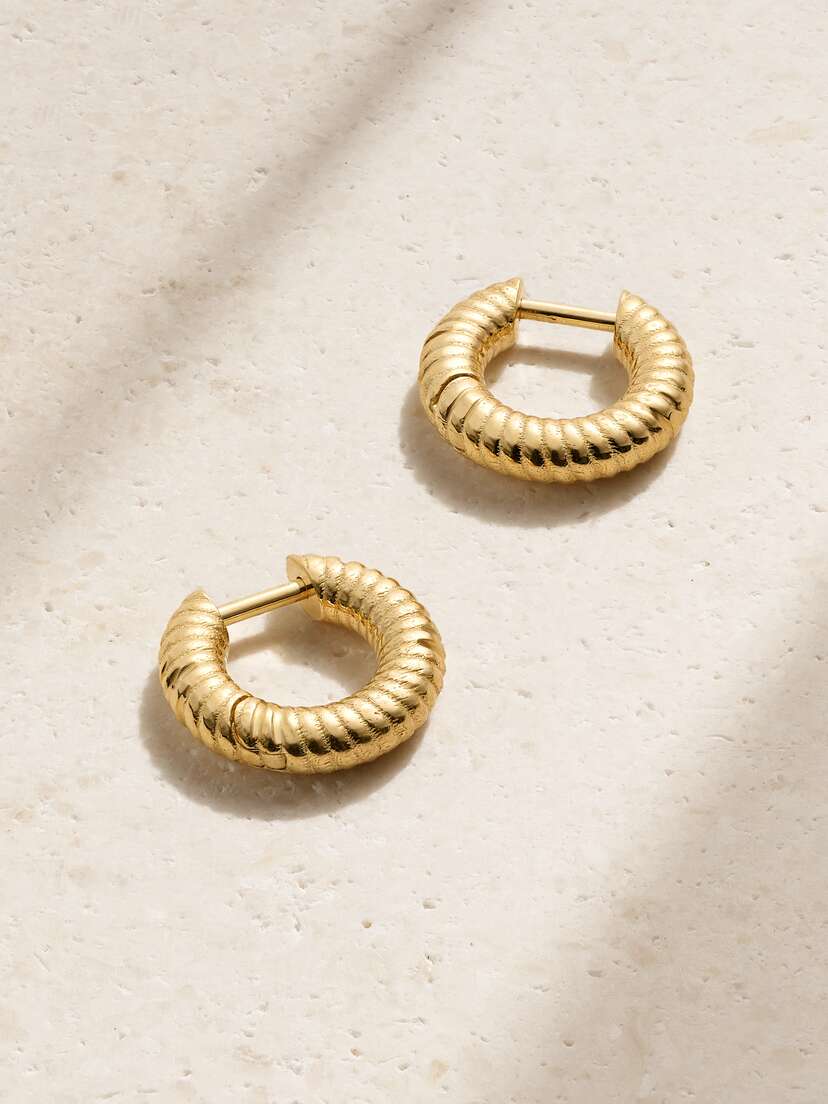 Established 14-karat Gold Hoop Earrings