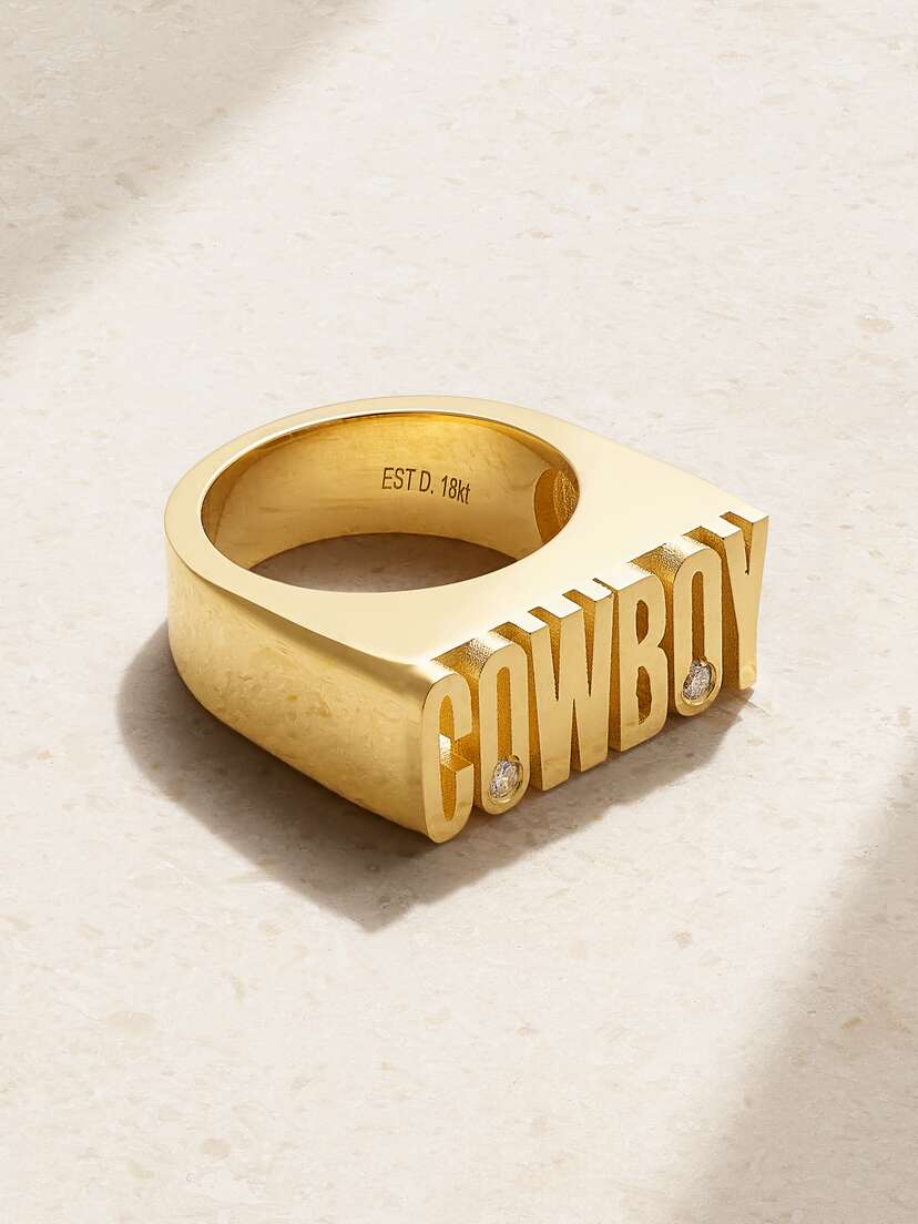 Established Cowboy 18-karat Gold Diamond Ring