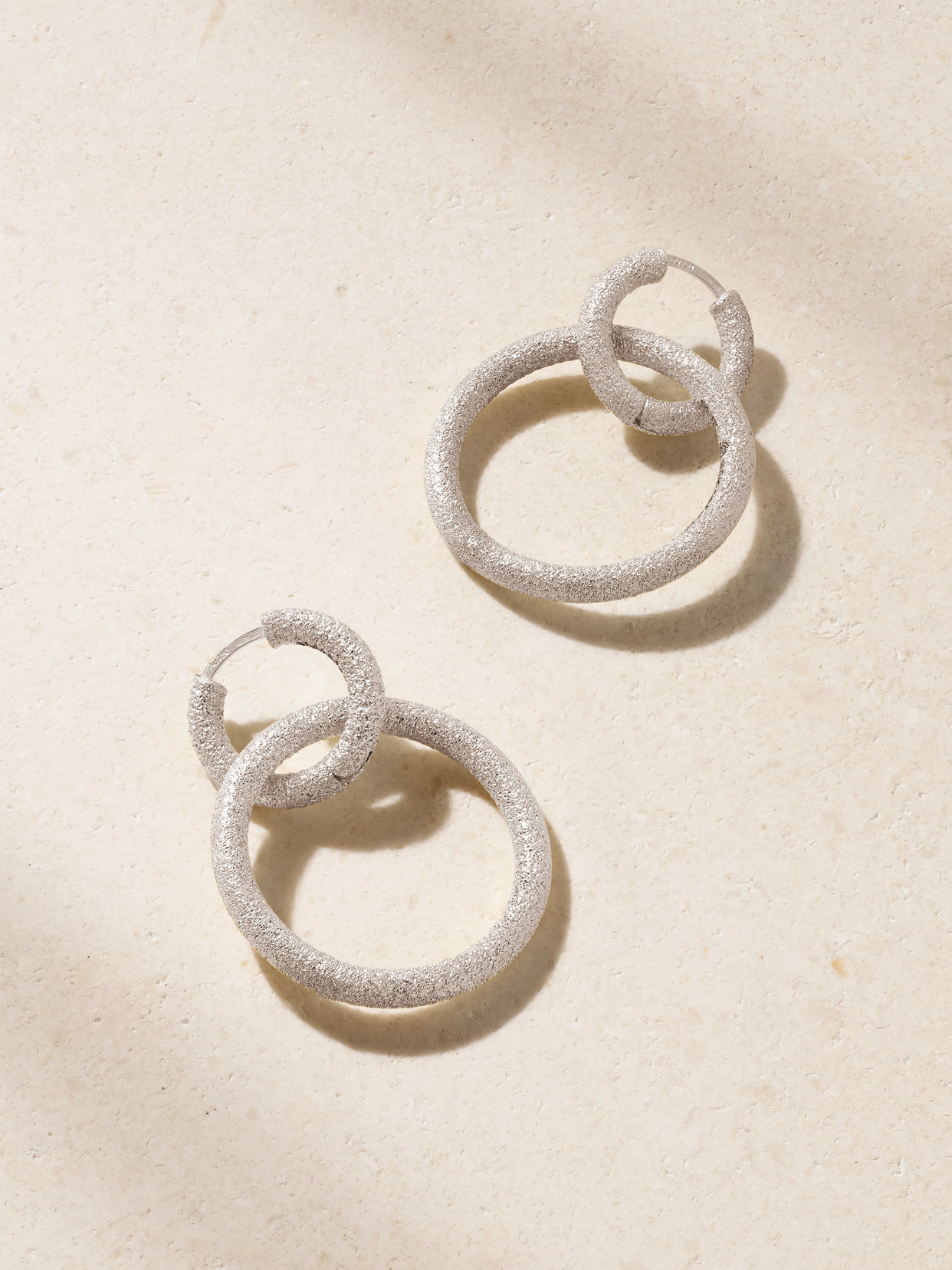 Carolina Bucci 18-karat White Gold Hoop Earrings