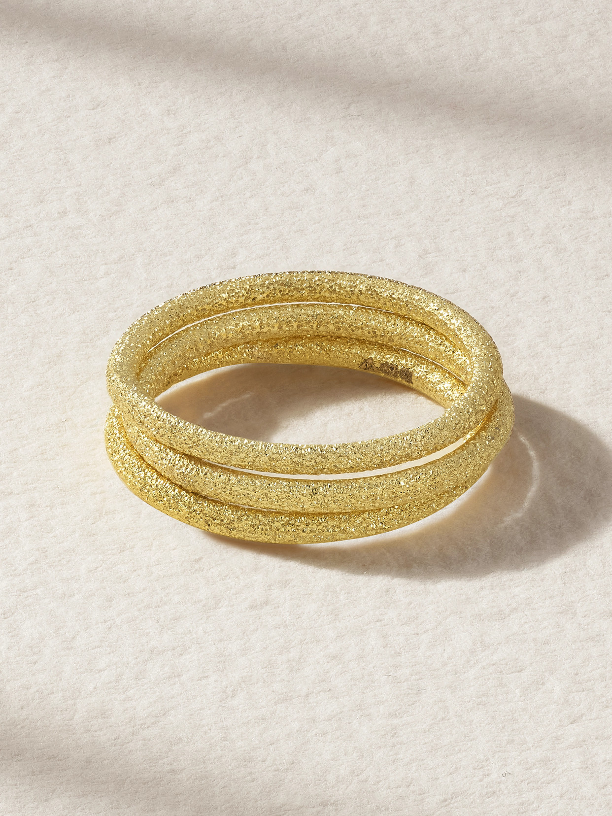Carolina Bucci - Set Of Three 18-karat Gold Rings - 6