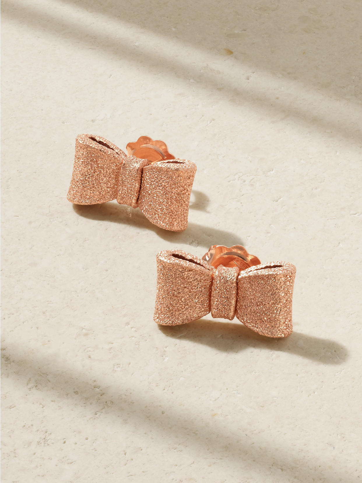 Carolina Bucci Tutto Per Te Florentine 18-karat Rose Gold Earrings