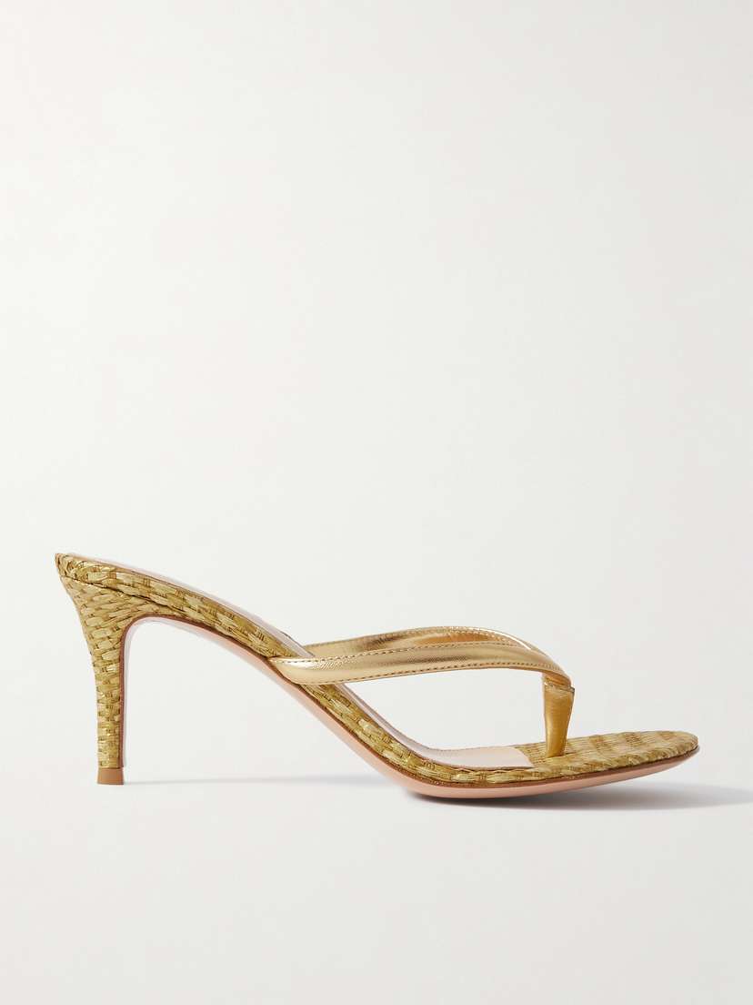 Gianvito Rossi Yasmine 70 Leather Sandals