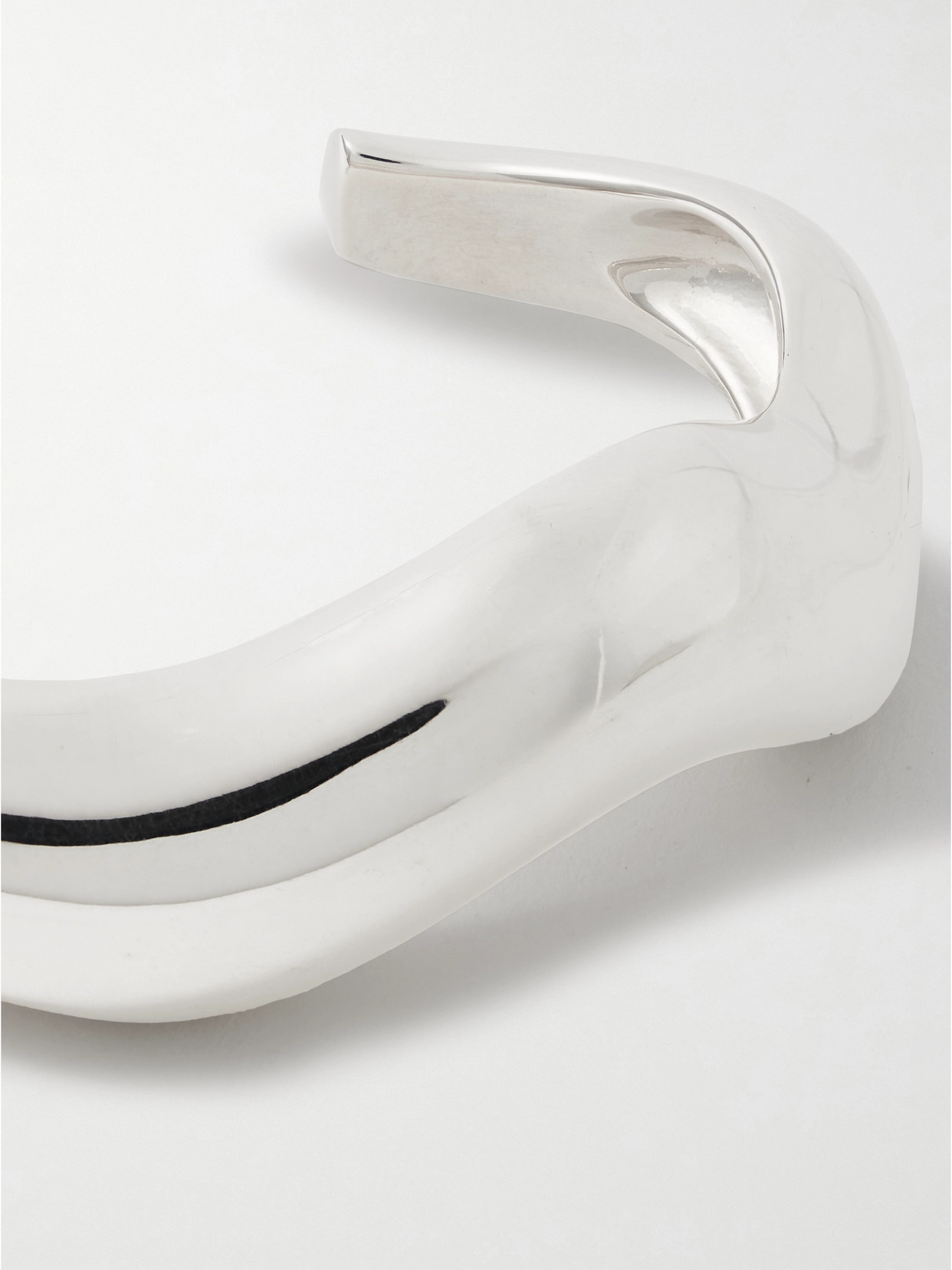 Agmes Astrid Large Recycled Sterling Silver Cuff In Silver