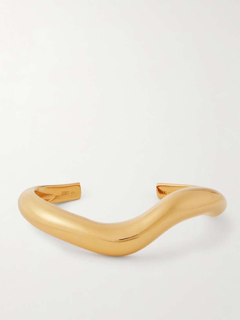 AGMES Astrid Medium Recycled Gold Vermeil Cuff