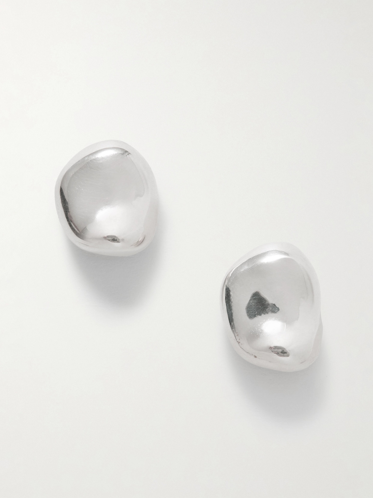 AGMES - Gia Small Recycled Silver Earrings - One size