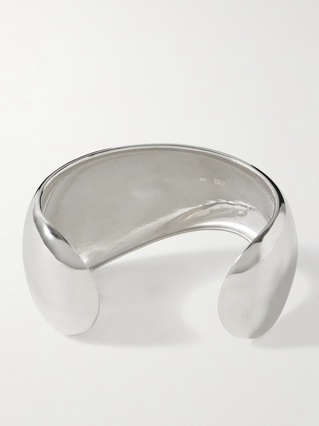 Agmes Jean Recycled Sterling Silver Cuff In Silver