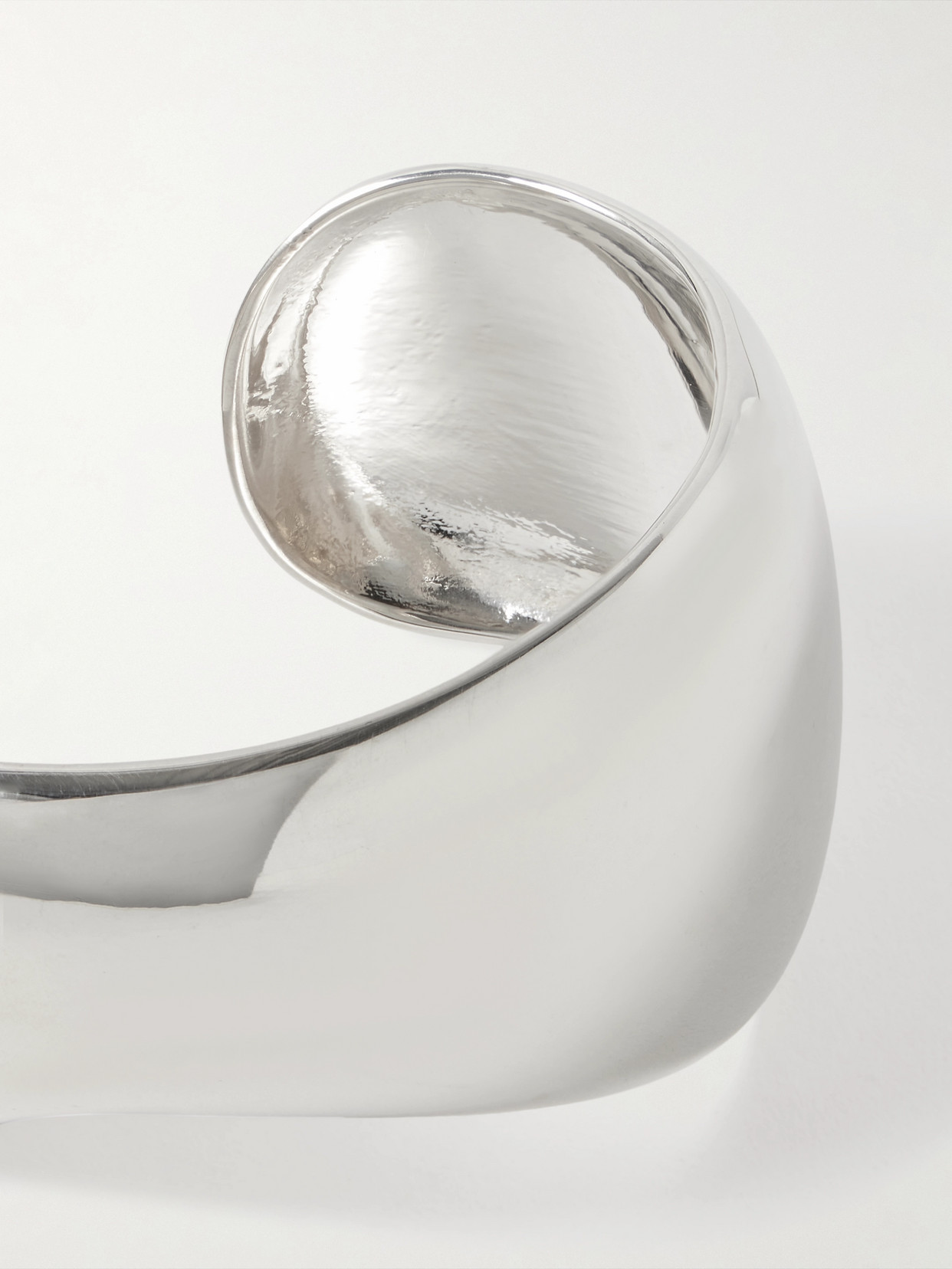 Agmes Jean Recycled Sterling Silver Cuff In Silver