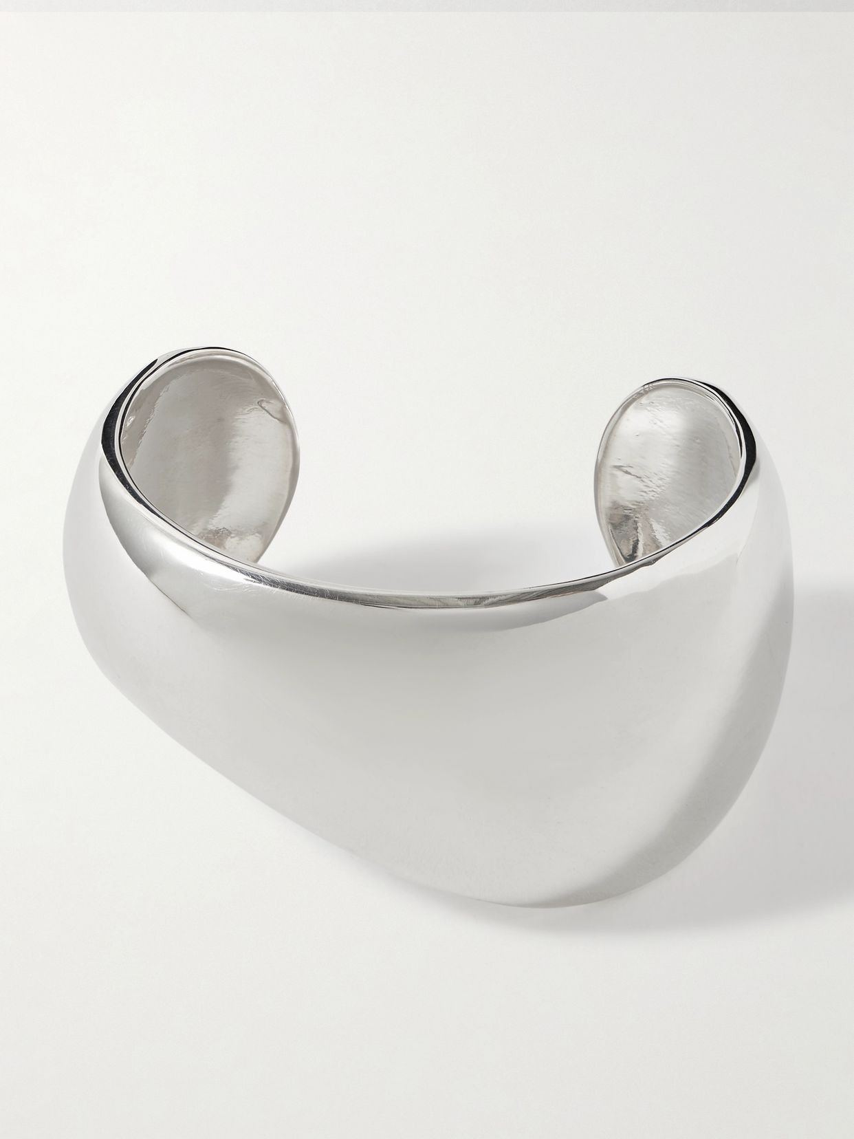 Jean recycled sterling silver cuff