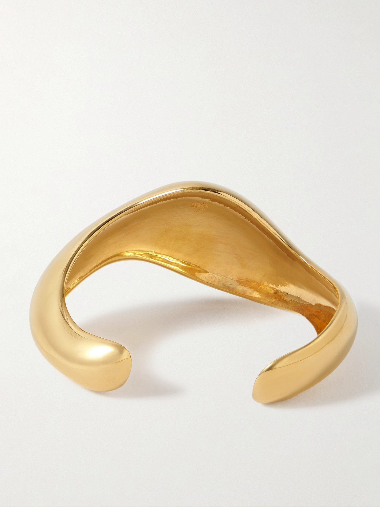 Agmes Claudia Recycled Gold Vermeil Cuff In Gold
