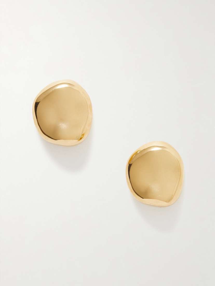AGMES Gia Small Recycled Gold Vermeil Earrings