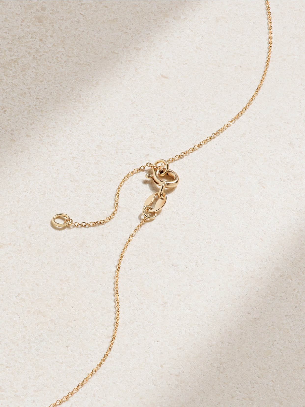 Diane Kordas Mrs. 18-karat Gold, Emerald And Diamond Necklace In Gold
