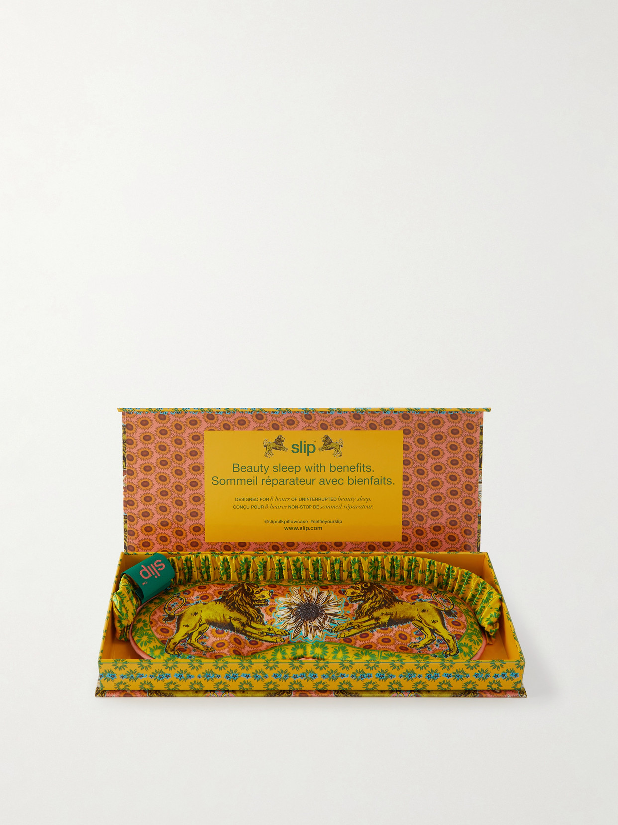 Slip - Leo Printed Silk Sleep Mask - Unknown