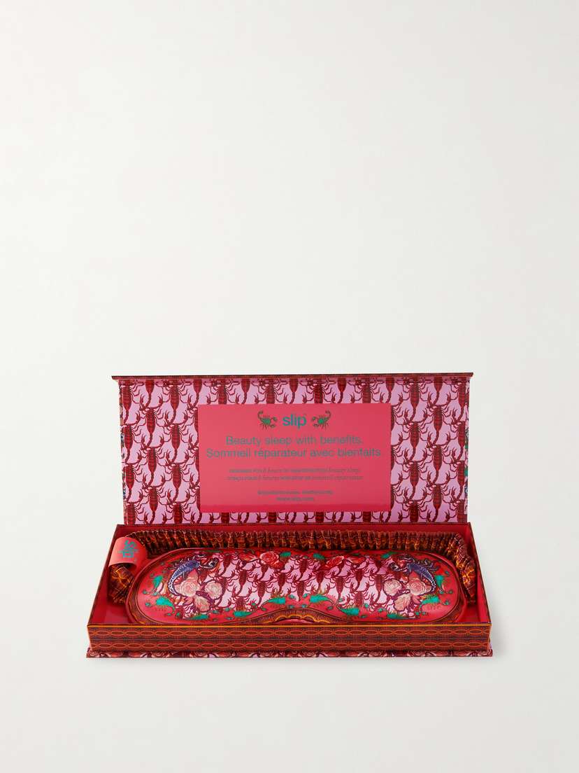 Slip Scorpio Printed Silk Sleep Mask