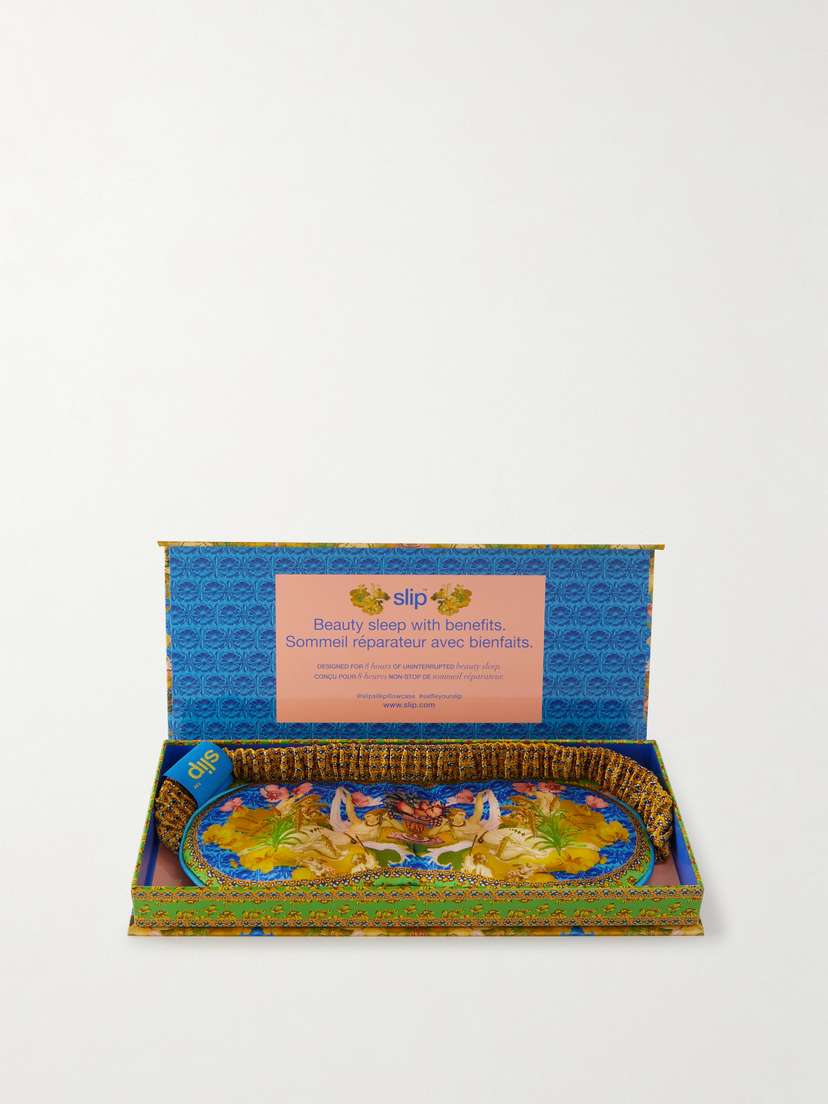 Slip Virgo Printed Silk Sleep Mask
