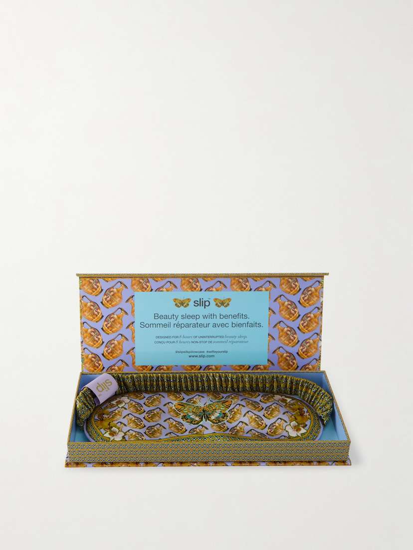 Slip Aquarius Printed Silk Sleep Mask