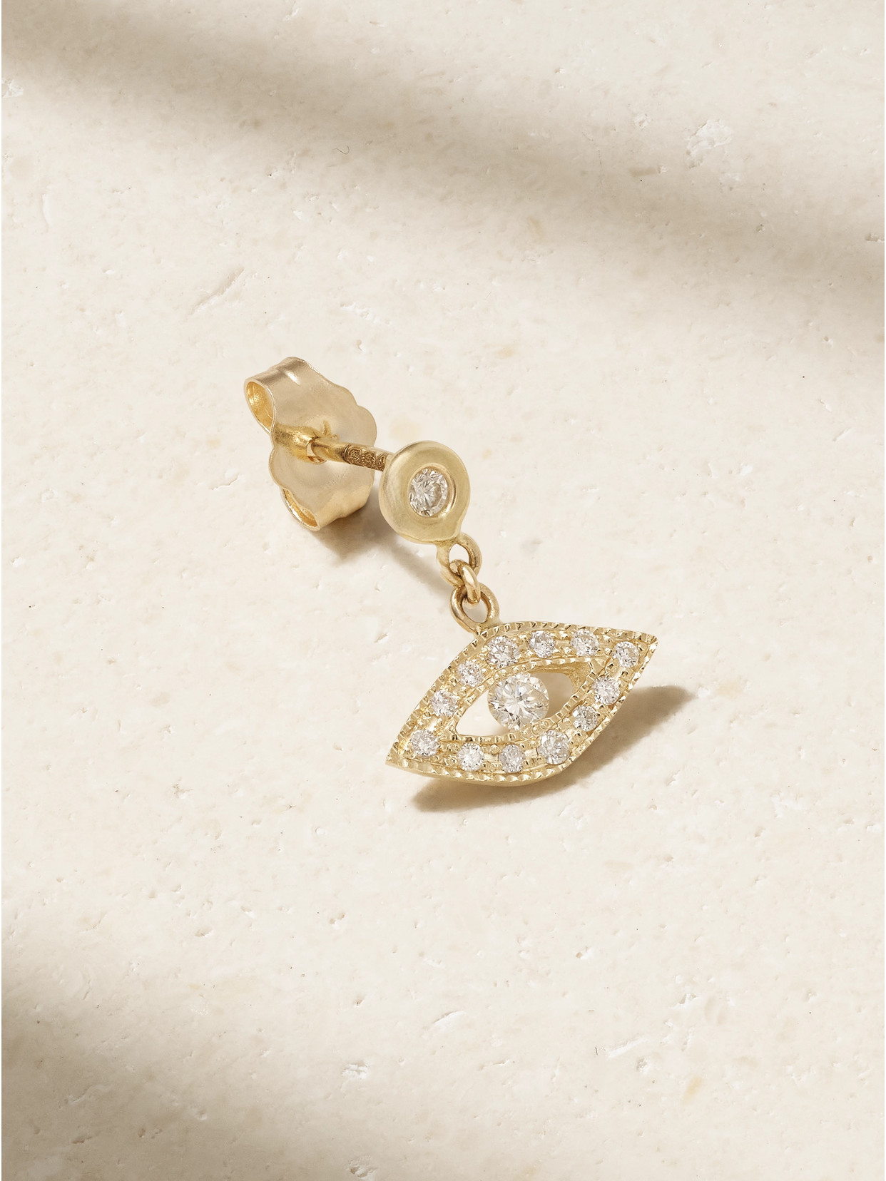 Jacquie Aiche - 14-karat Gold Diamond Earring - One size