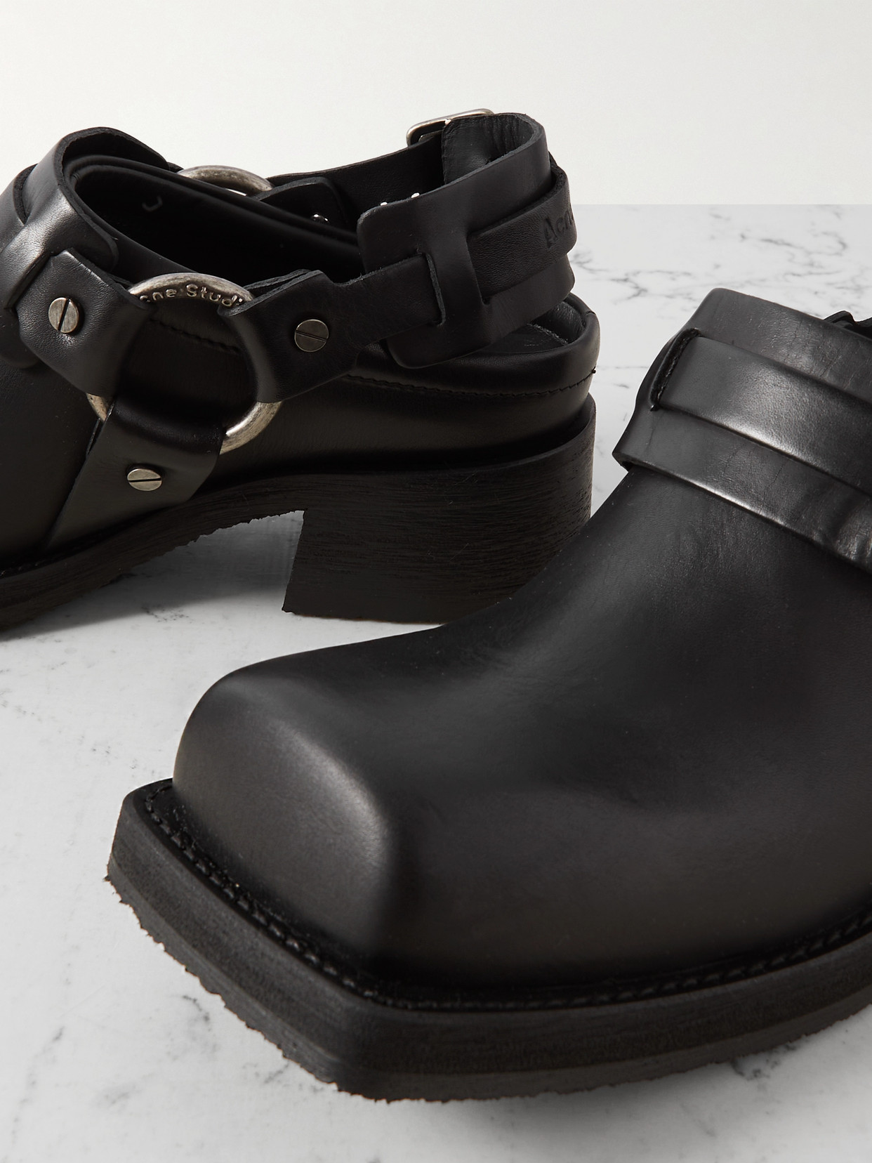 ACNE STUDIOS LEATHER MULES