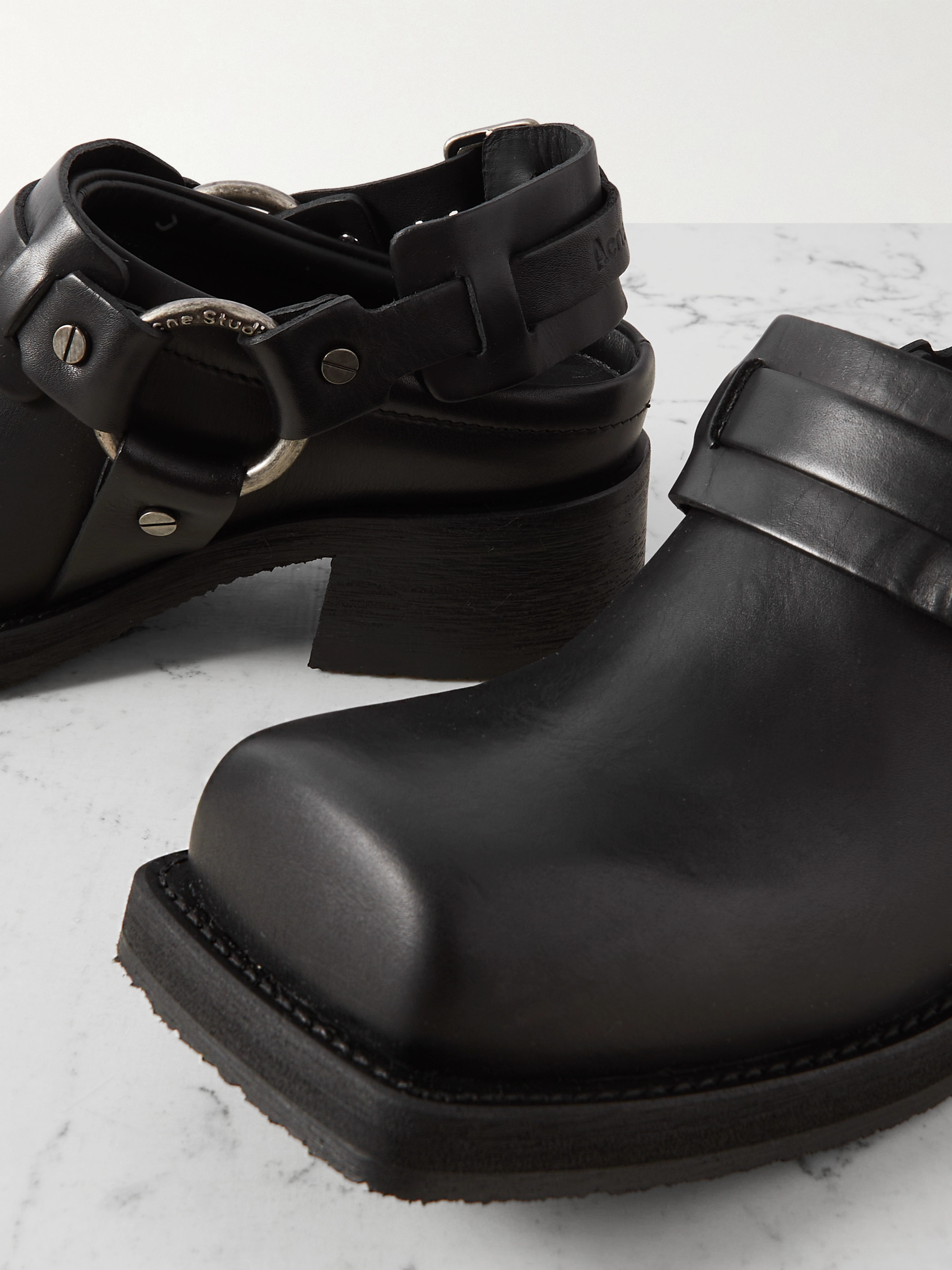 Acne Studios Leather mules thumbnail