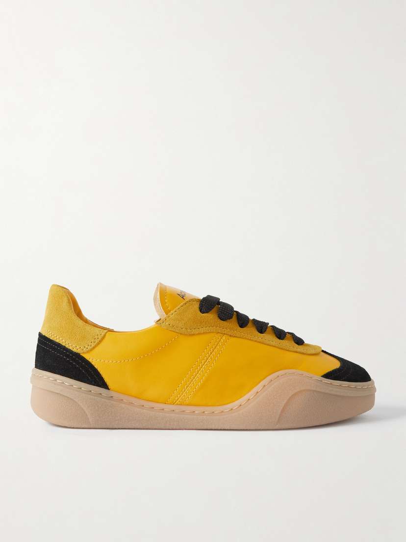 Acne Studios Suede And Leather Sneakers