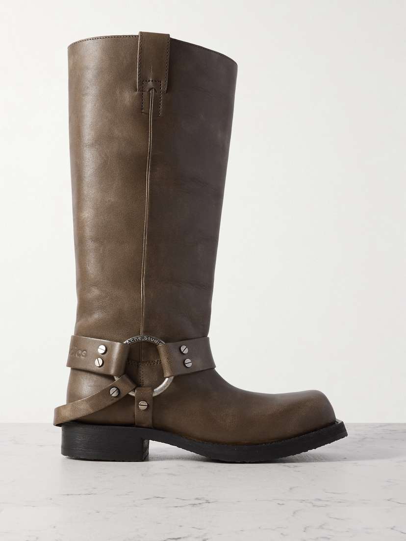 Acne Studios Embellished Leather Boots