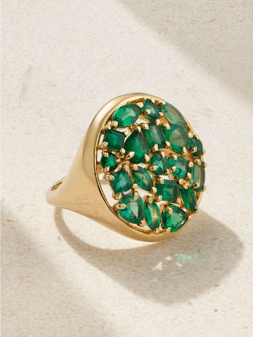 House Of Meraki Esmeralde 18-karat Gold Emerald Ring