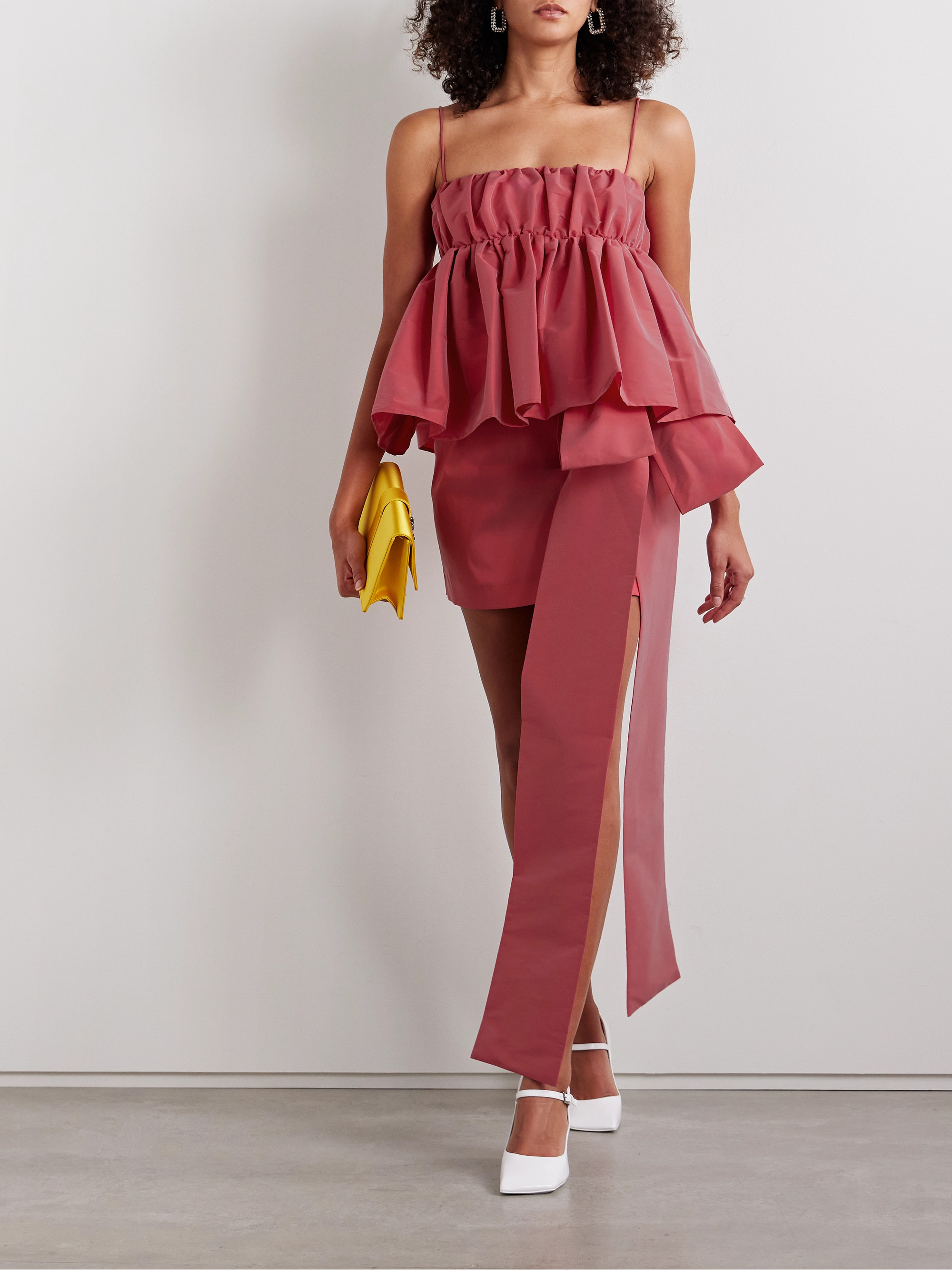 Bernadette Birgit taffeta top