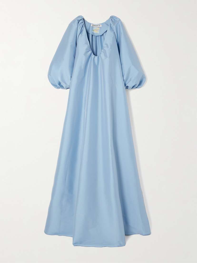 BERNADETTE George Gathered Taffeta Gown